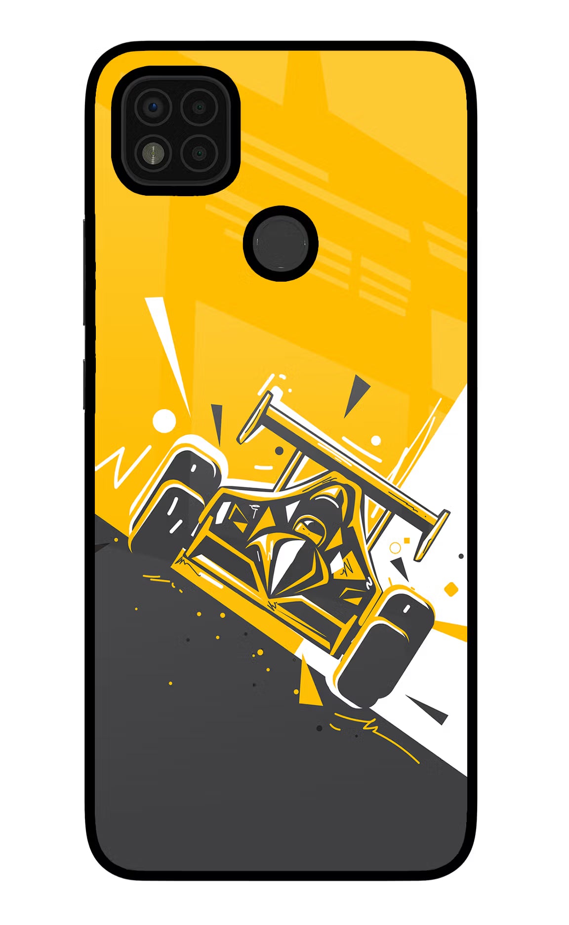 Track King Poco C31 Glass Case - Track King Poco C31 Glass Case Track King Poco C31 Glass Case