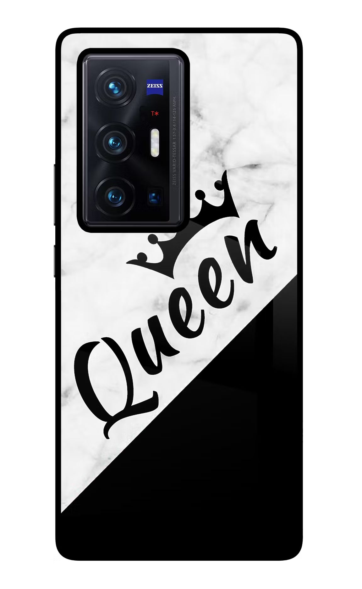 Queen Vivo X70 Pro+ Glass Case - Queen Vivo X70 Pro+ Glass Case Queen Vivo X70 Pro+ Glass Case