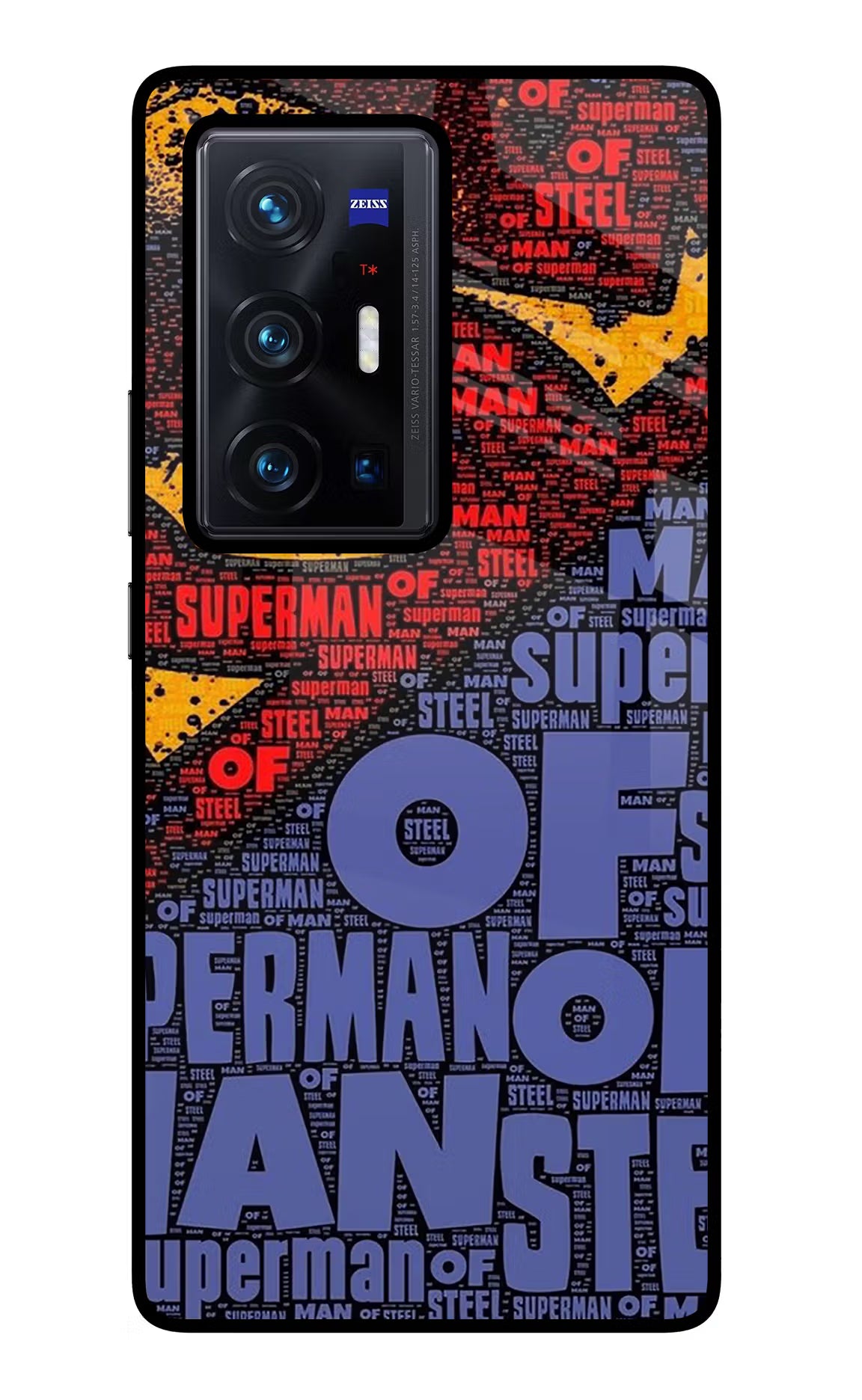 Superman Vivo X70 Pro+ Glass Case - Superman Vivo X70 Pro+ Glass Case Superman Vivo X70 Pro+ Glass Case