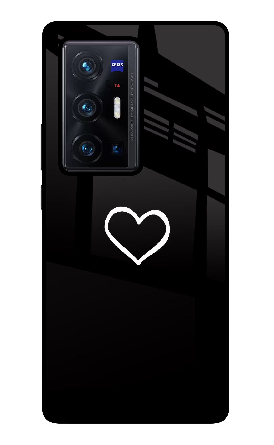 Heart Vivo X70 Pro+ Glass Case - Heart Vivo X70 Pro+ Glass Case Heart Vivo X70 Pro+ Glass Case