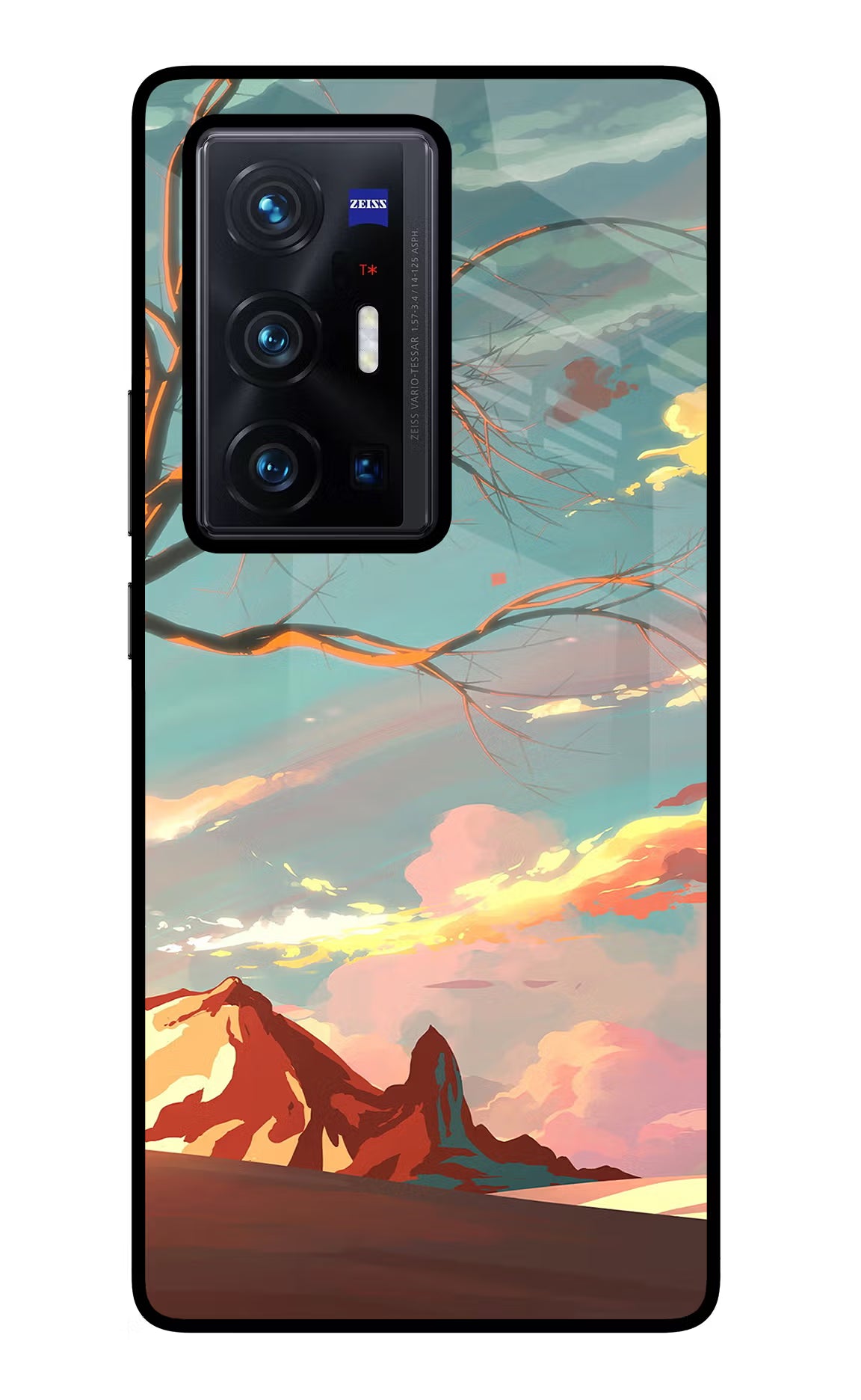 Scenery Vivo X70 Pro+ Back Cover - Scenery Vivo X70 Pro+ Glass Case Back Cover by Casekaro Scenery Vivo X70 Pro+ Glass Case Back Cover by Casekaro