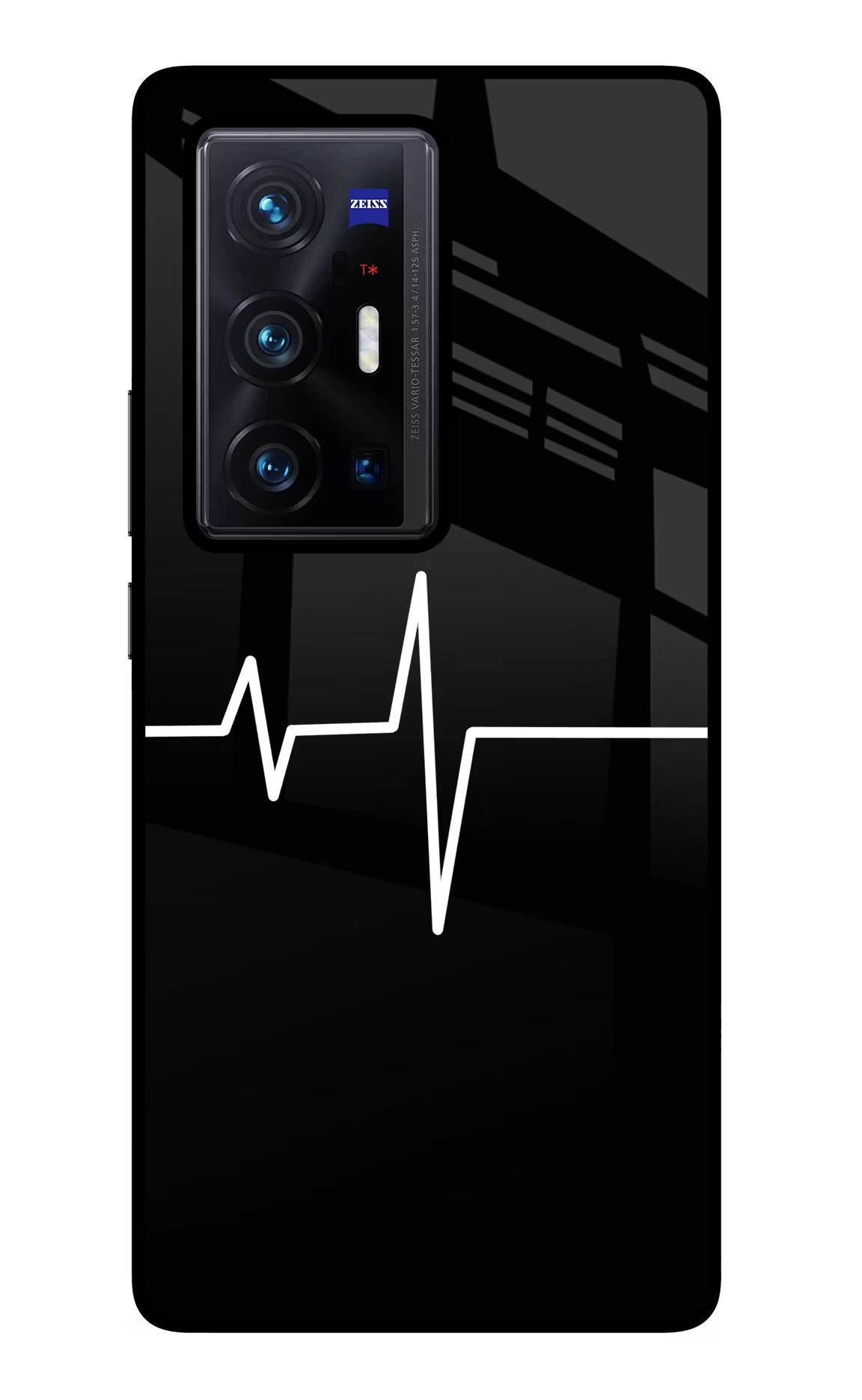 Heart Beats Vivo X70 Pro+ Back Cover - Heart Beats Vivo X70 Pro+ Glass Case Back Cover by Casekaro Heart Beats Vivo X70 Pro+ Glass Case Back Cover by Casekaro