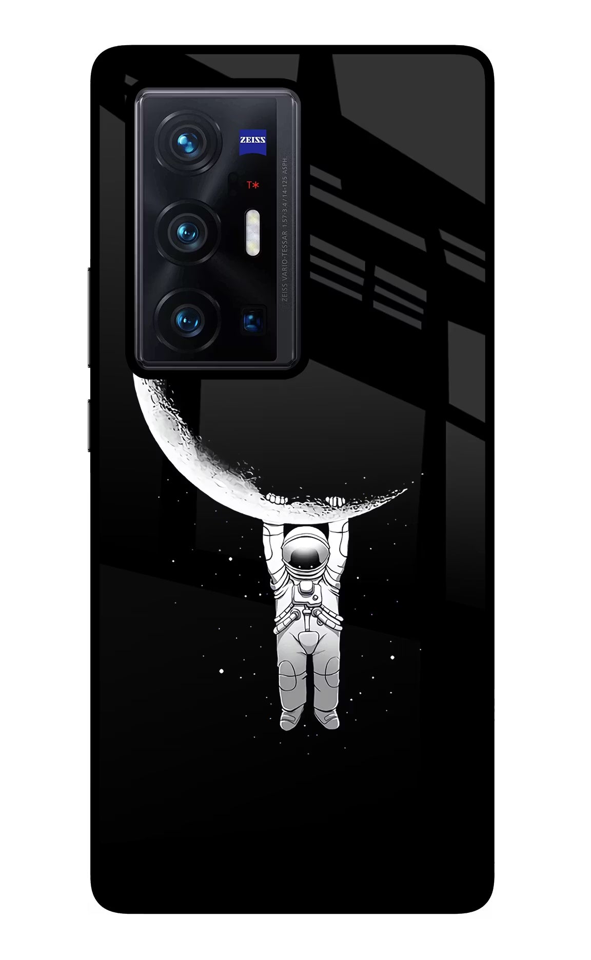 Moon Space Vivo X70 Pro+ Back Cover - Moon Space Vivo X70 Pro+ Glass Case Back Cover by Casekaro Moon Space Vivo X70 Pro+ Glass Case Back Cover by Casekaro