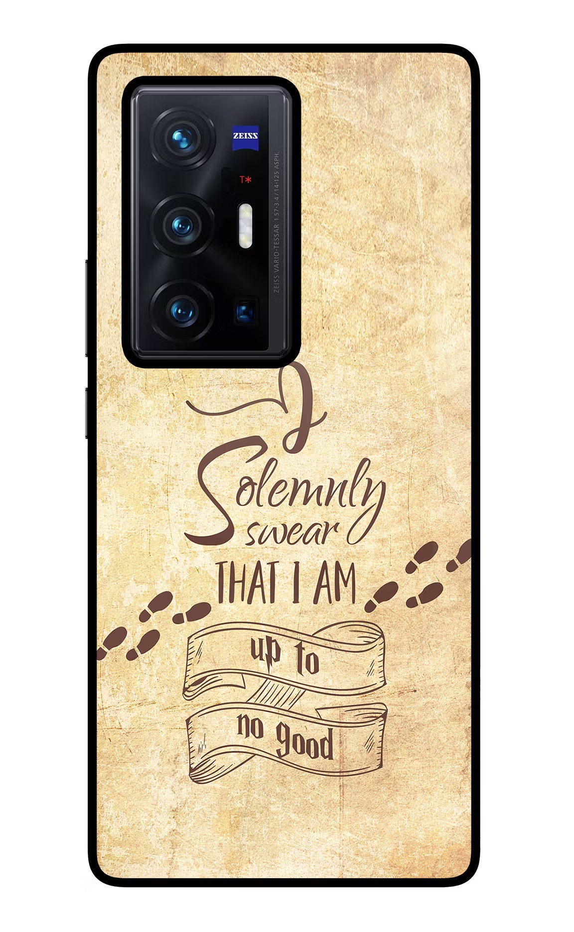I Solemnly swear that i up to no good Vivo X70 Pro+ Glass Case - I Solemnly swear that i up to no good Vivo X70 Pro+ Glass Case I Solemnly swear that i up to no good Vivo X70 Pro+ Glass Case