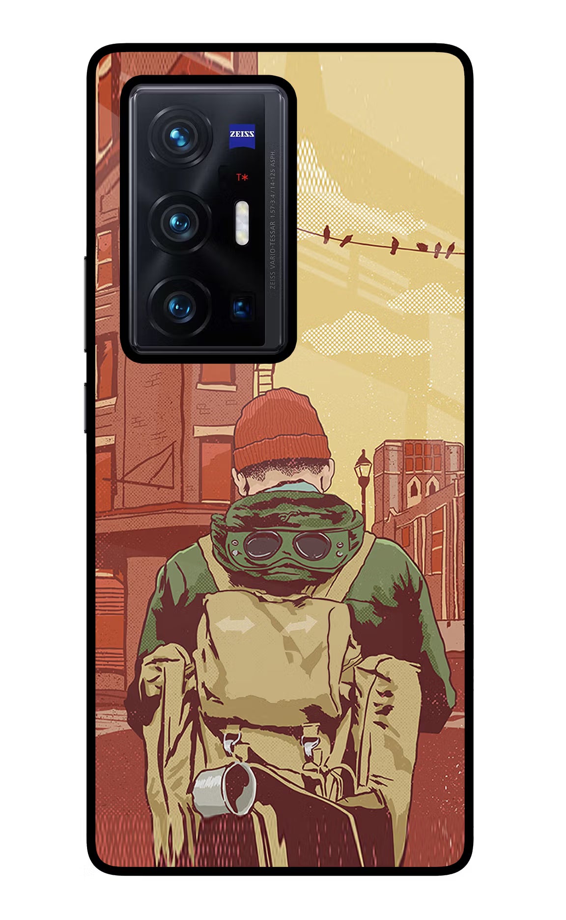 Adventurous Vivo X70 Pro+ Back Cover - Adventurous Vivo X70 Pro+ Glass Case Back Cover by Casekaro Adventurous Vivo X70 Pro+ Glass Case Back Cover by Casekaro