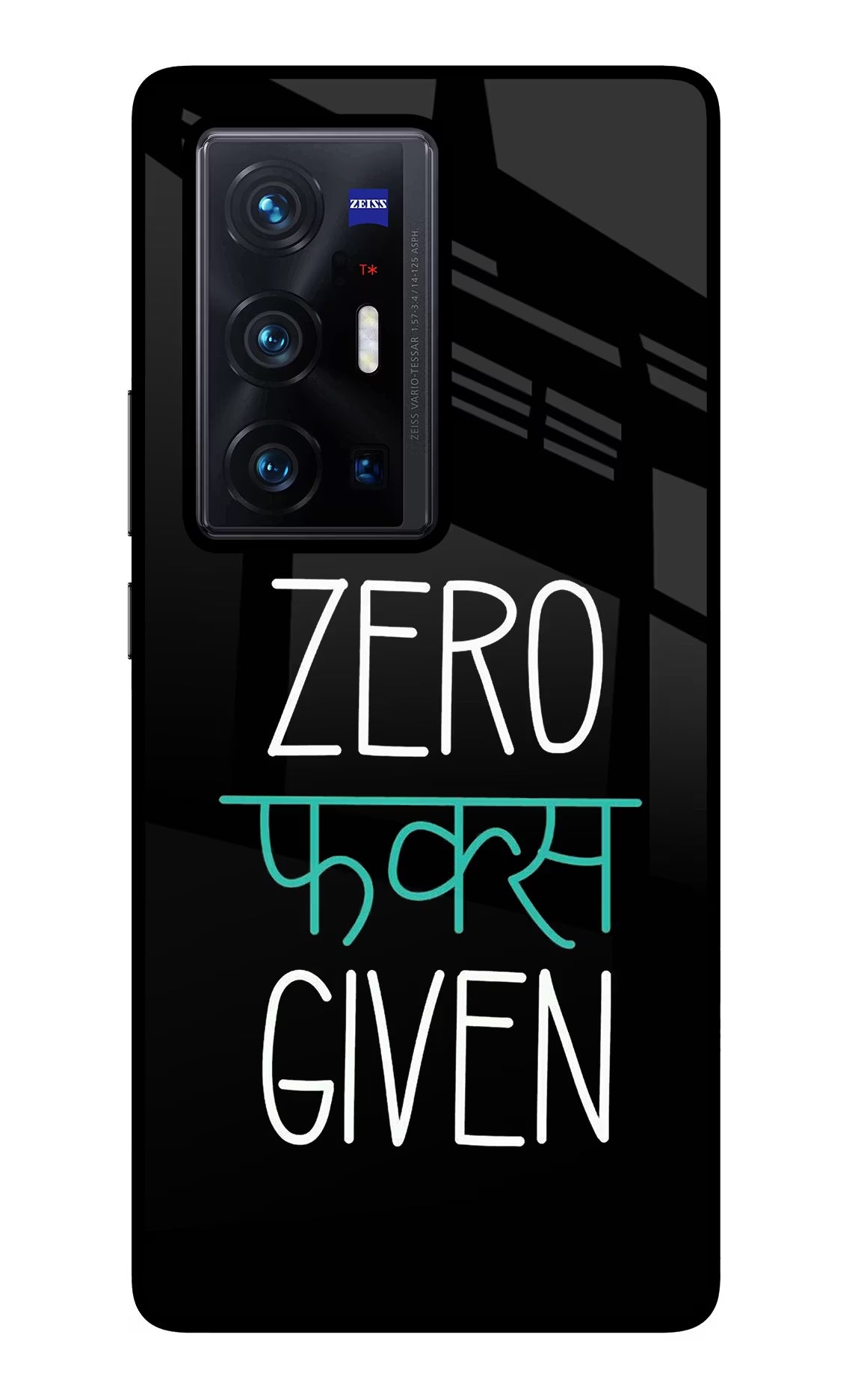 Zero Fucks Given Vivo X70 Pro+ Back Cover - Zero Fucks Given Vivo X70 Pro+ Glass Case Back Cover by Casekaro Zero Fucks Given Vivo X70 Pro+ Glass Case Back Cover by Casekaro
