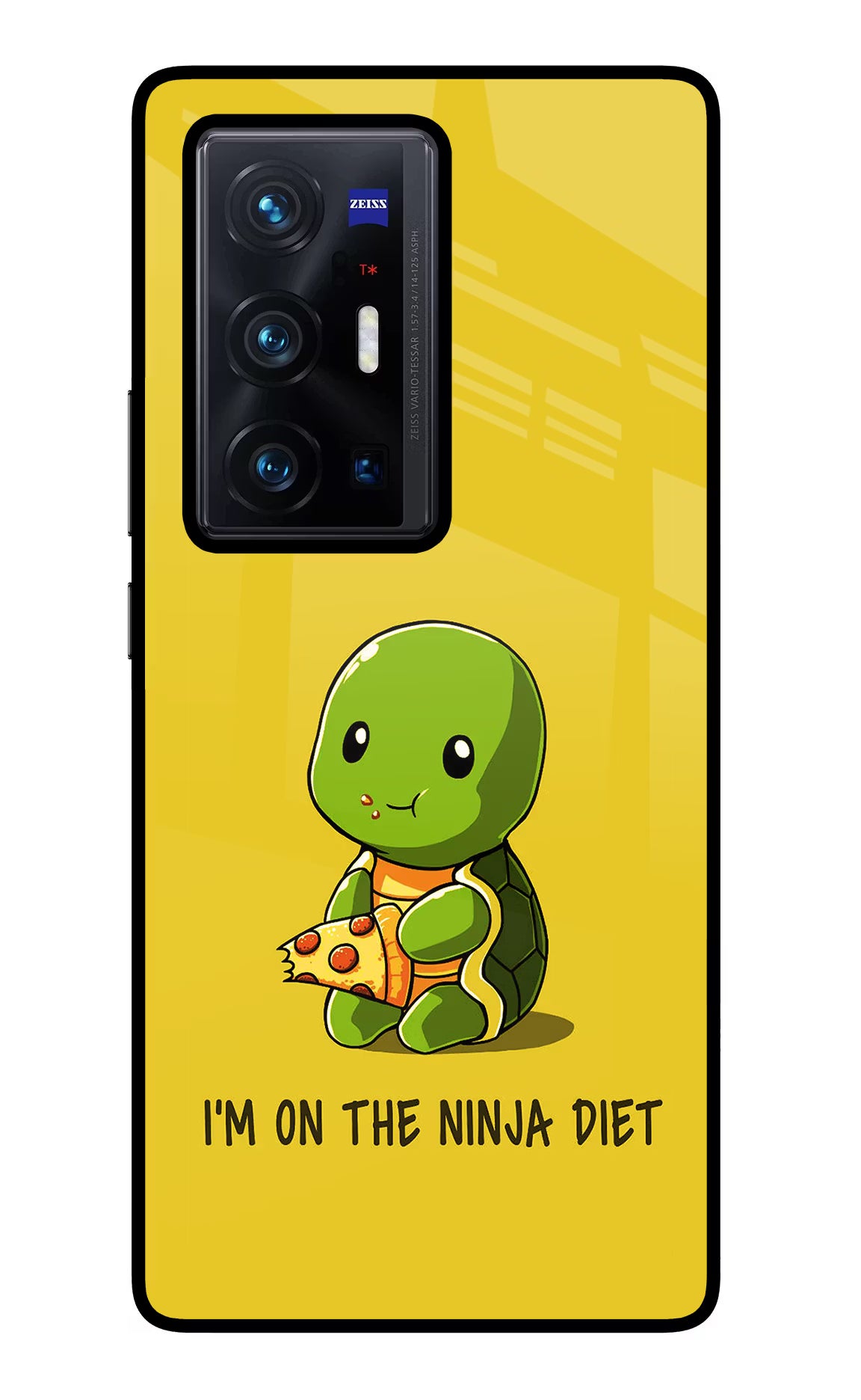 I'm on Ninja Diet Vivo X70 Pro+ Back Cover - I'm on Ninja Diet Vivo X70 Pro+ Glass Case Back Cover by Casekaro I'm on Ninja Diet Vivo X70 Pro+ Glass Case Back Cover by Casekaro
