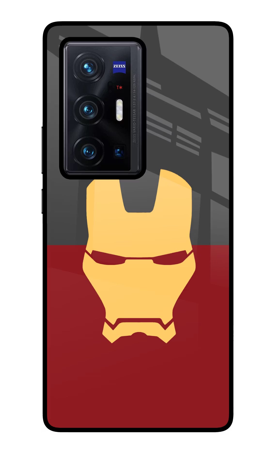 Ironman Vivo X70 Pro+ Glass Case - Ironman Vivo X70 Pro+ Glass Case Ironman Vivo X70 Pro+ Glass Case