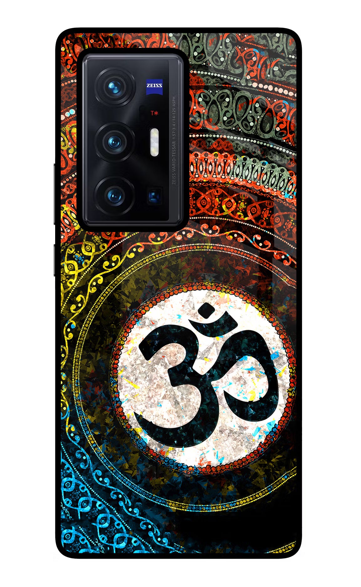 Om Cultural Vivo X70 Pro+ Glass Case - Om Cultural Vivo X70 Pro+ Glass Case Om Cultural Vivo X70 Pro+ Glass Case