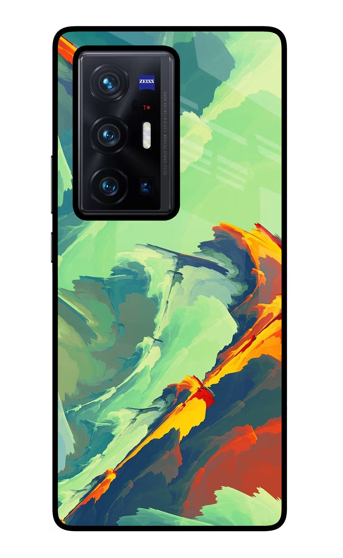 Paint Art Vivo X70 Pro+ Back Cover - Paint Art Vivo X70 Pro+ Glass Case Back Cover by Casekaro Paint Art Vivo X70 Pro+ Glass Case Back Cover by Casekaro