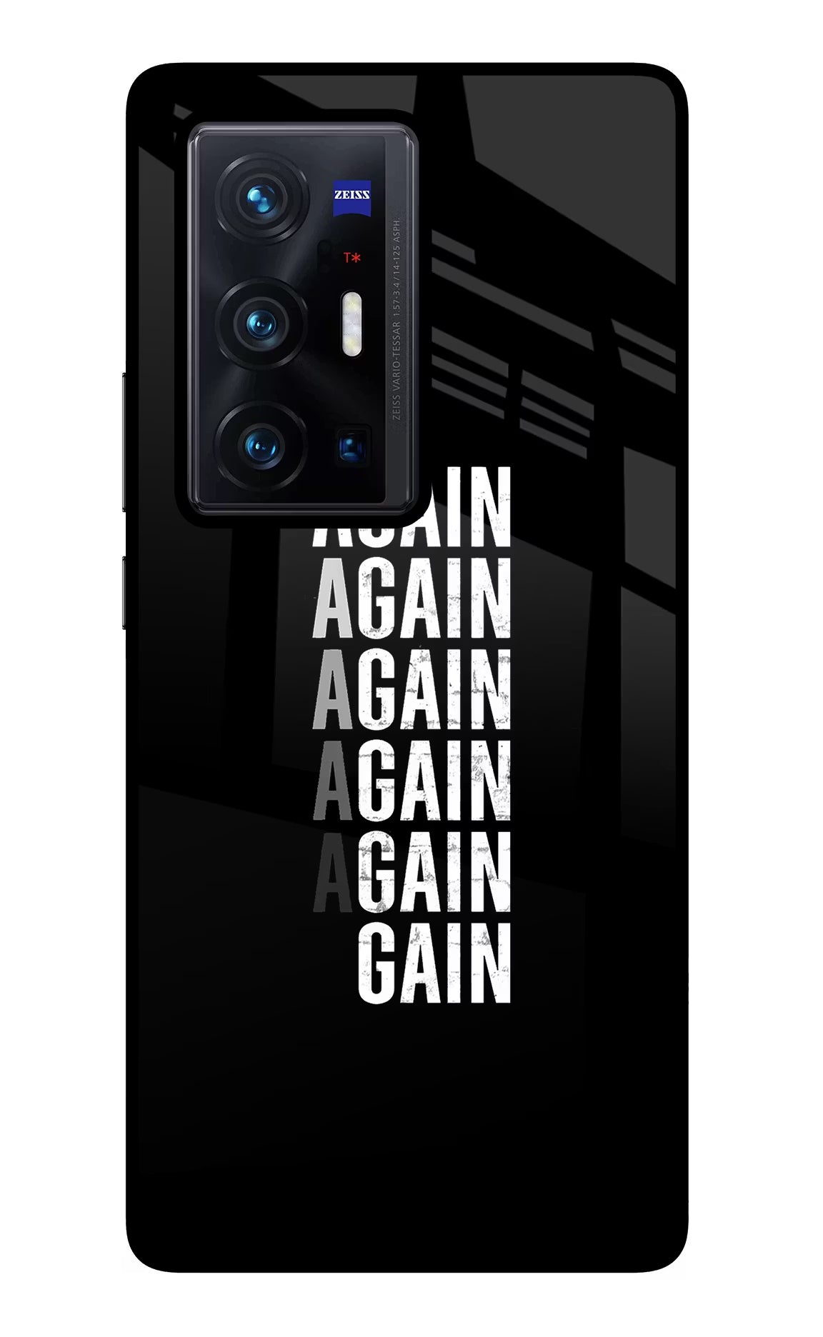 Again Again Gain Vivo X70 Pro+ Glass Case - Again Again Gain Vivo X70 Pro+ Glass Case Again Again Gain Vivo X70 Pro+ Glass Case