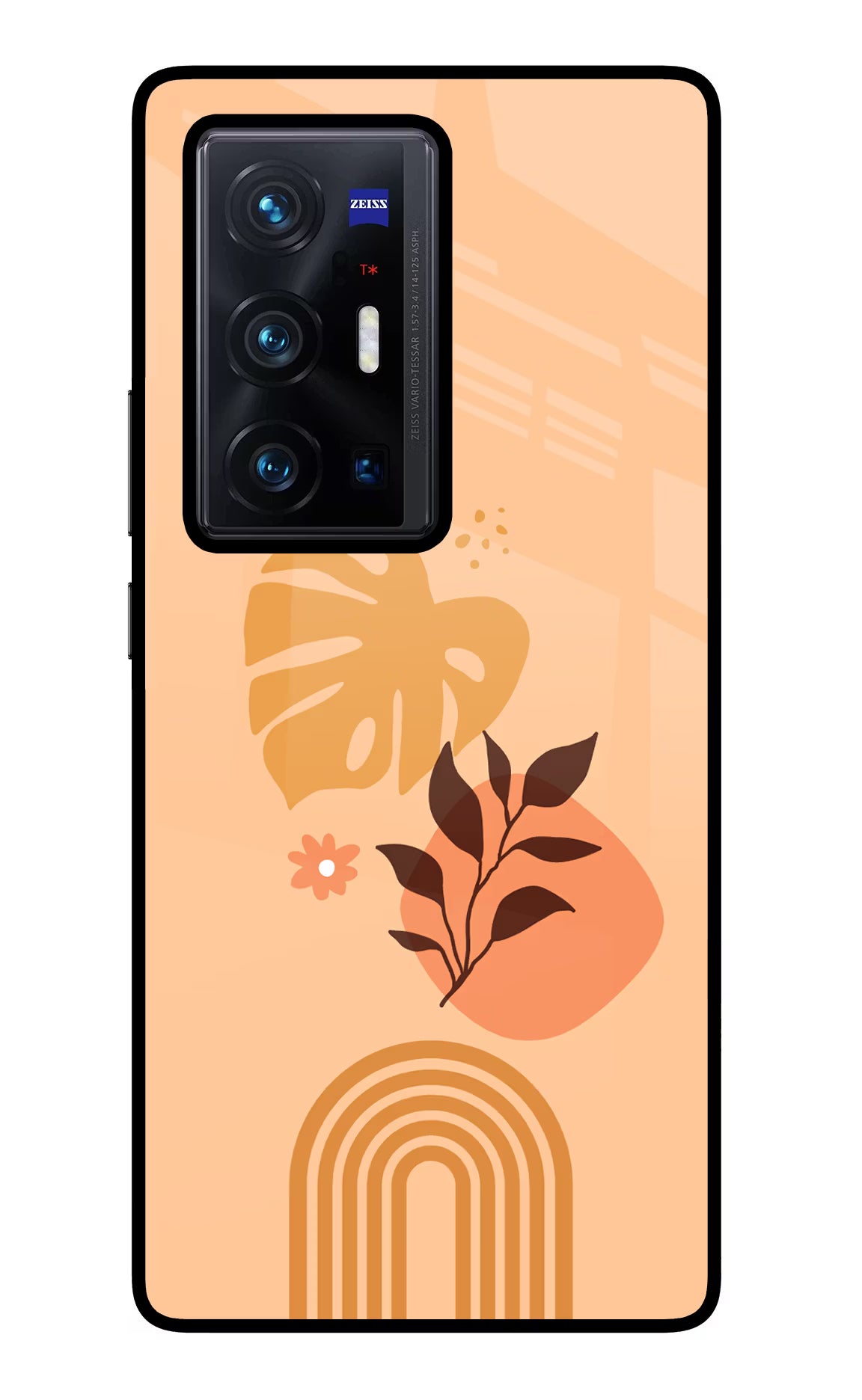 Bohemian Art Vivo X70 Pro+ Back Cover - Bohemian Art Vivo X70 Pro+ Glass Case Back Cover by Casekaro Bohemian Art Vivo X70 Pro+ Glass Case Back Cover by Casekaro