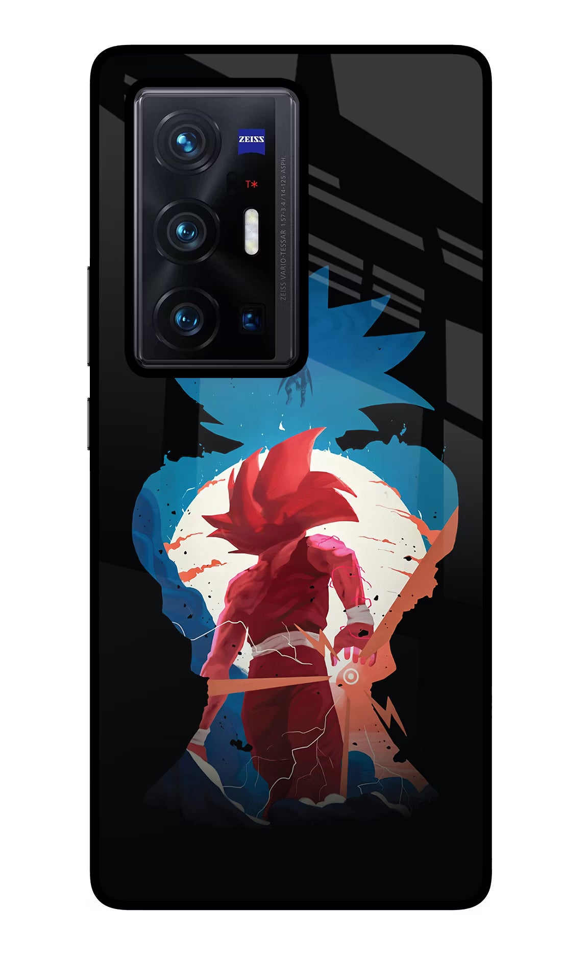 Goku Vivo X70 Pro+ Back Cover - Goku Vivo X70 Pro+ Glass Case Back Cover by Casekaro Goku Vivo X70 Pro+ Glass Case Back Cover by Casekaro