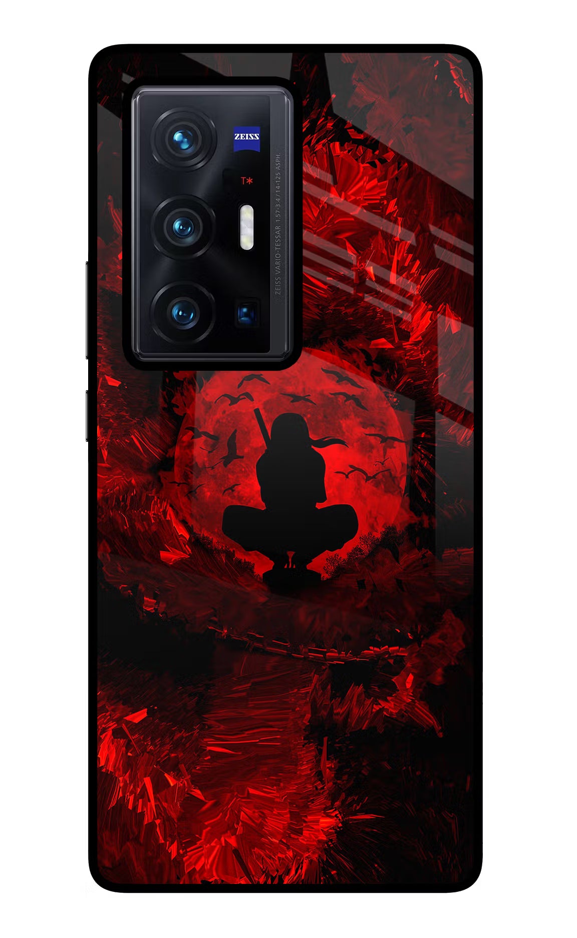 Itachi Uchiha Vivo X70 Pro+ Glass Case - Itachi Uchiha Vivo X70 Pro+ Glass Case Itachi Uchiha Vivo X70 Pro+ Glass Case