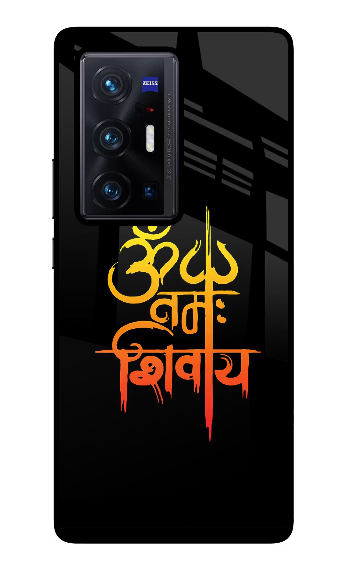 Om Namah Shivay Vivo X70 Pro+ Glass Case - Om Namah Shivay Vivo X70 Pro+ Glass Case Om Namah Shivay Vivo X70 Pro+ Glass Case