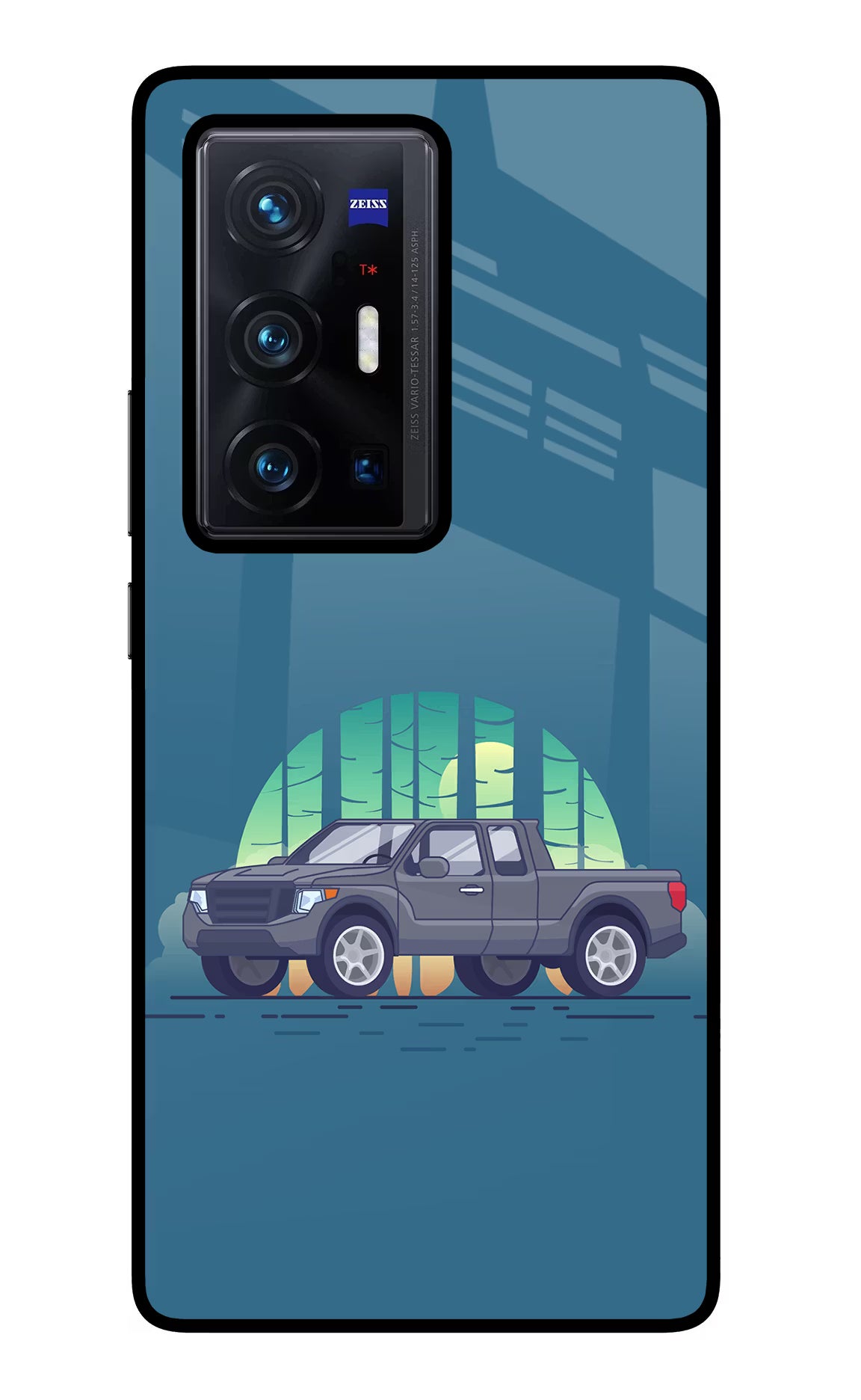 Retro Garage Vibe Vivo X70 Pro+ Glass Case - Retro Garage Vibe Vivo X70 Pro+ Glass Case Retro Garage Vibe Vivo X70 Pro+ Glass Case