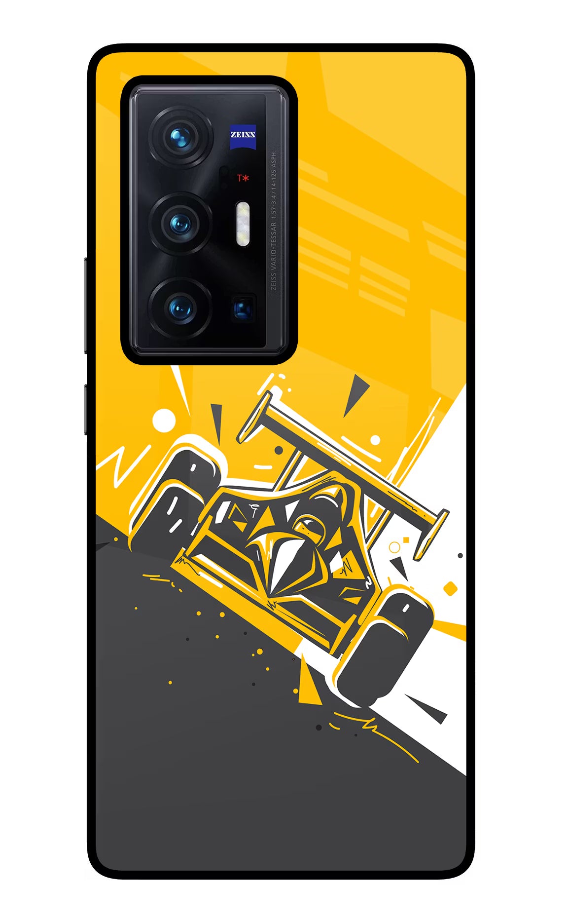 Track King Vivo X70 Pro+ Back Cover - Track King Vivo X70 Pro+ Glass Case Back Cover by Casekaro Track King Vivo X70 Pro+ Glass Case Back Cover by Casekaro