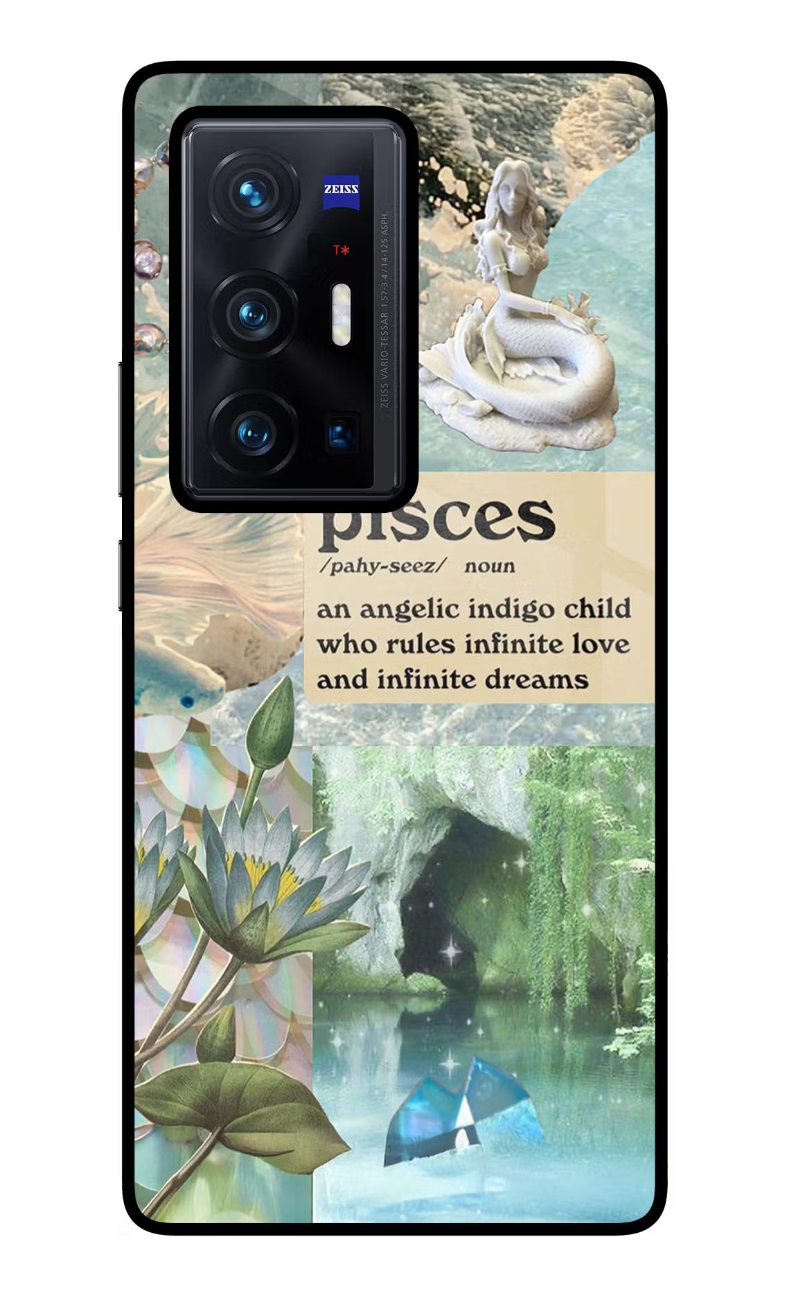 Pisces Zodiac Vivo X70 Pro+ Glass Case - Pisces Zodiac Vivo X70 Pro+ Glass Case Pisces Zodiac Vivo X70 Pro+ Glass Case