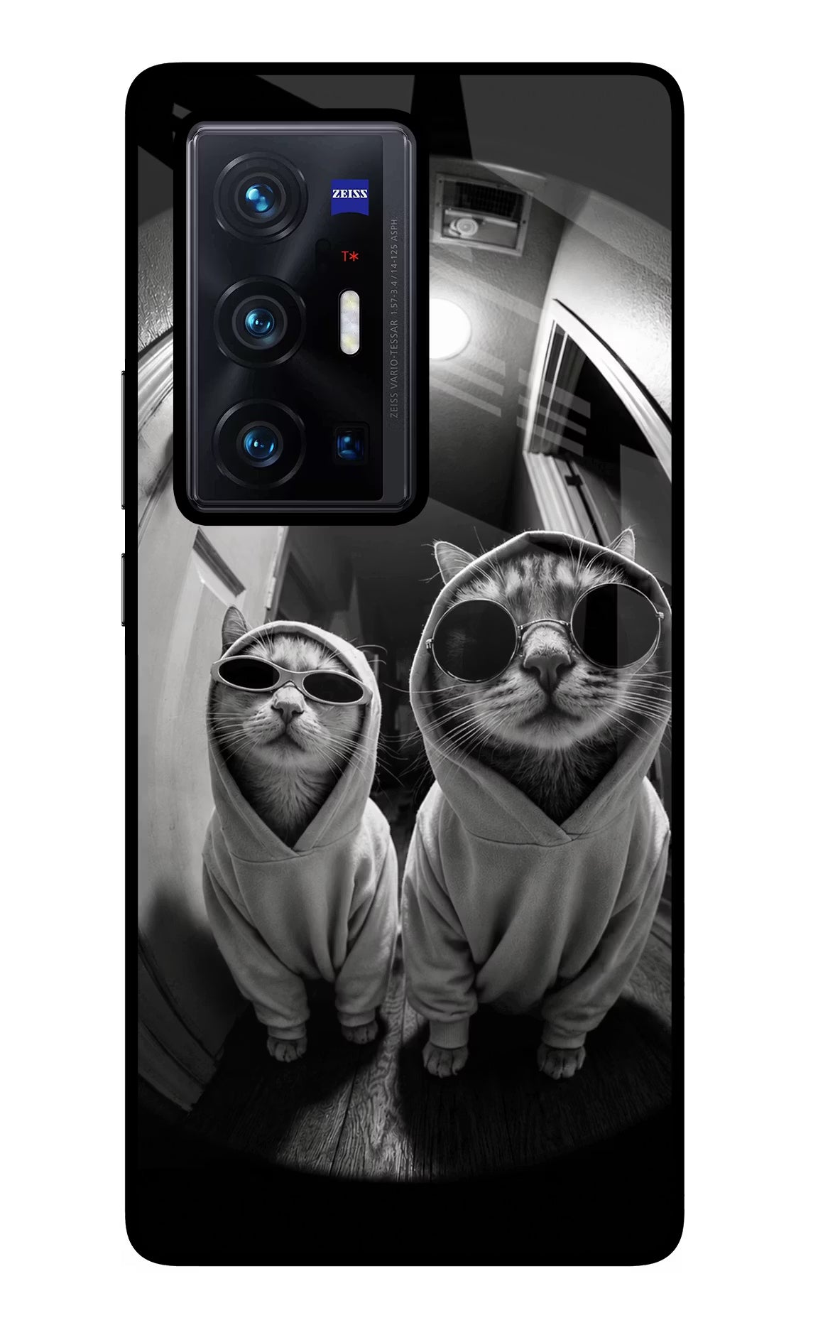 Hood Cats Vivo X70 Pro+ Glass Case - Hood Cats Vivo X70 Pro+ Glass Case Hood Cats Vivo X70 Pro+ Glass Case