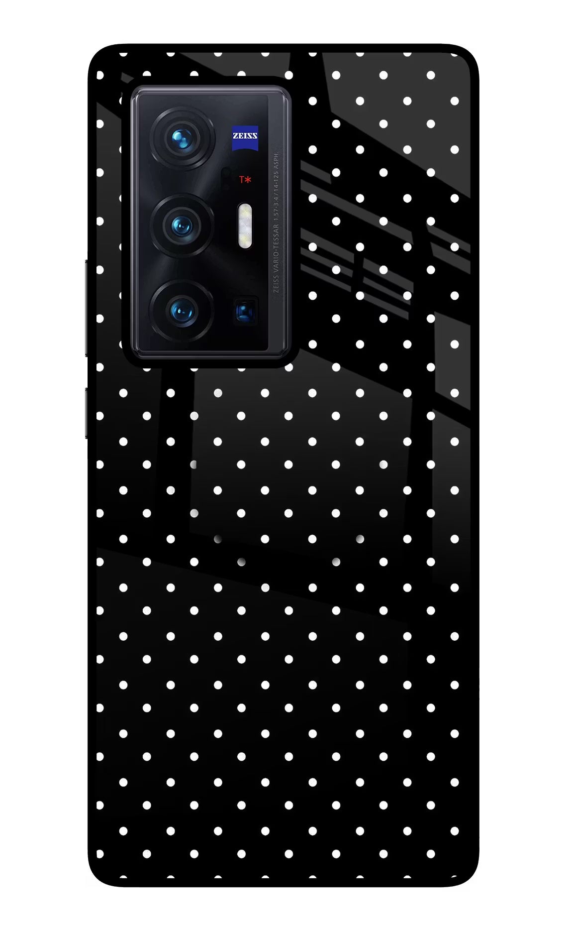White Dots Vivo X70 Pro+ Glass Case - White Dots Vivo X70 Pro+ Glass Case White Dots Vivo X70 Pro+ Glass Case