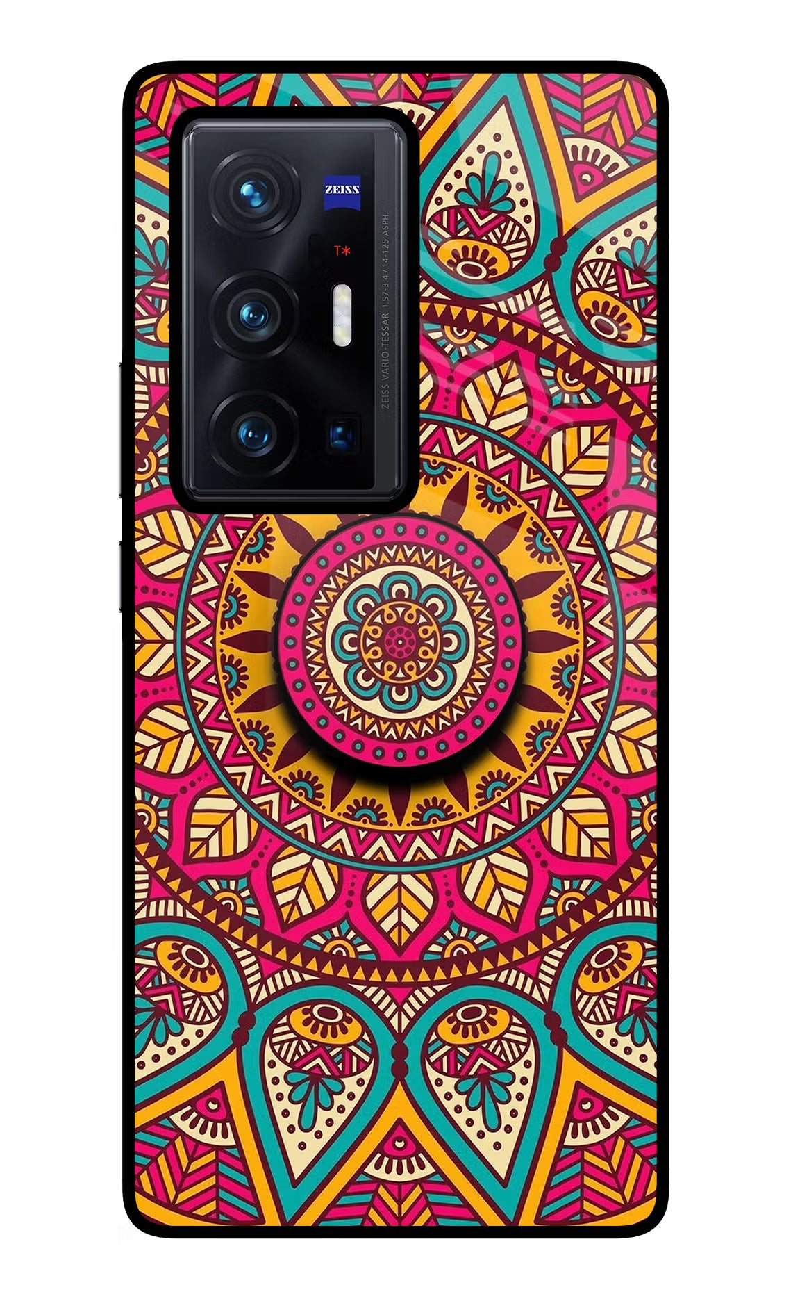 Mandala Vivo X70 Pro+ Glass Case - Mandala Vivo X70 Pro+ Glass Case Mandala Vivo X70 Pro+ Glass Case