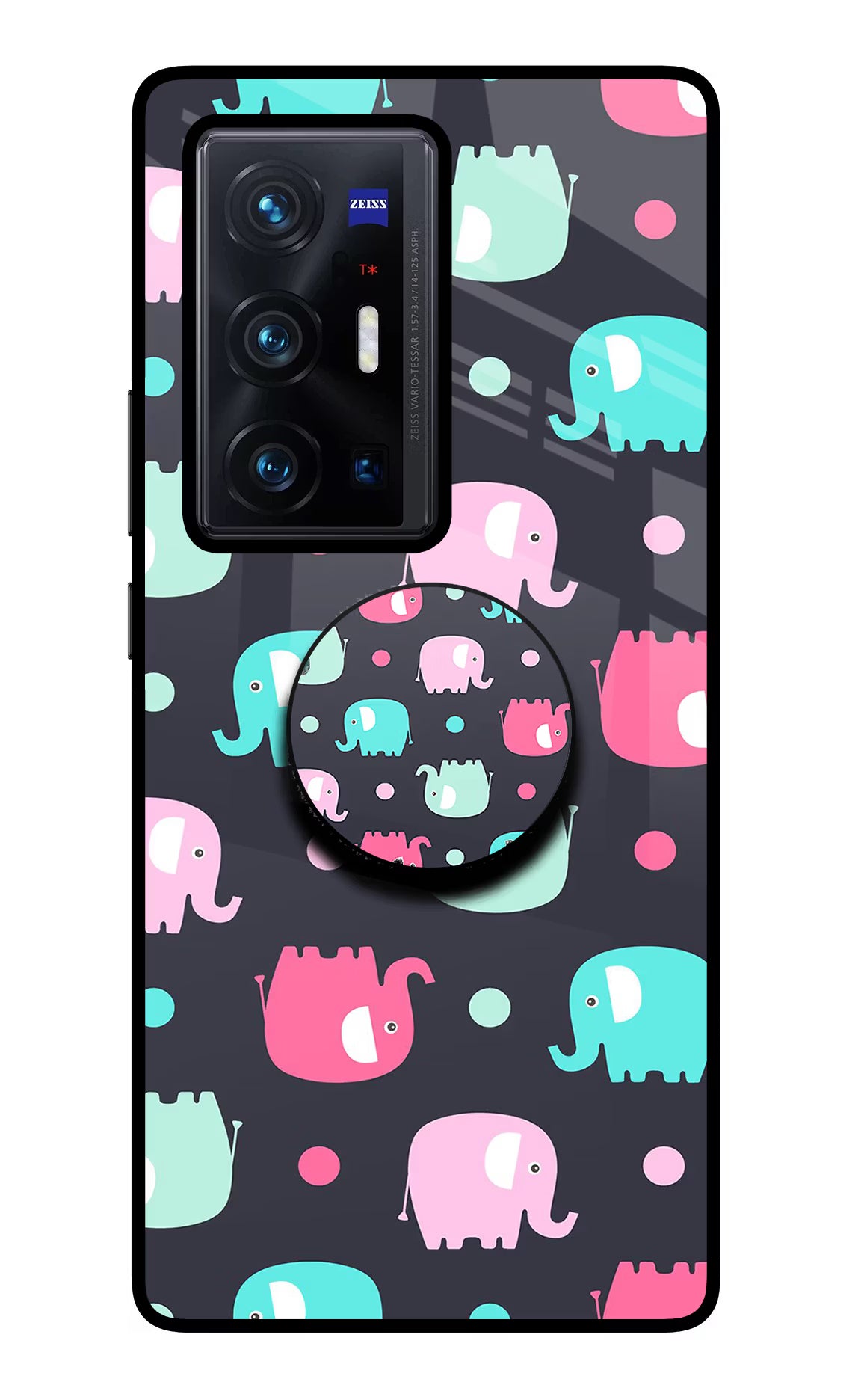 Baby Elephants Vivo X70 Pro+ Pop Case - Baby Elephants Vivo X70 Pro+ Pop Case by Casekaro Baby Elephants Vivo X70 Pro+ Pop Case by Casekaro