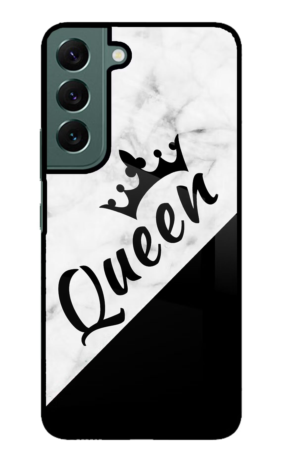 Queen Samsung S22 Glass Case - Queen Samsung S22 Glass Case Queen Samsung S22 Glass Case