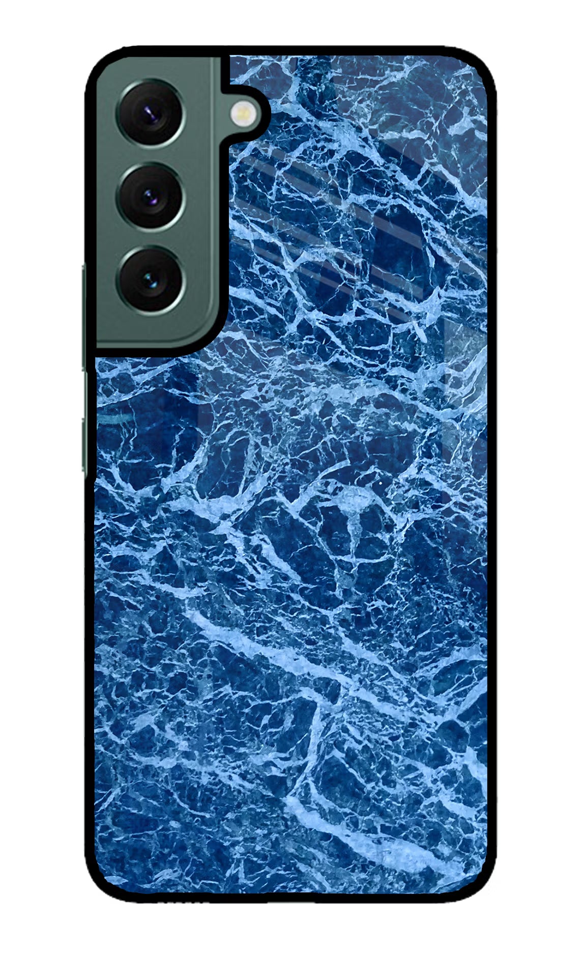 Blue Marble Samsung S22 Glass Case - Blue Marble Samsung S22 Glass Case Blue Marble Samsung S22 Glass Case