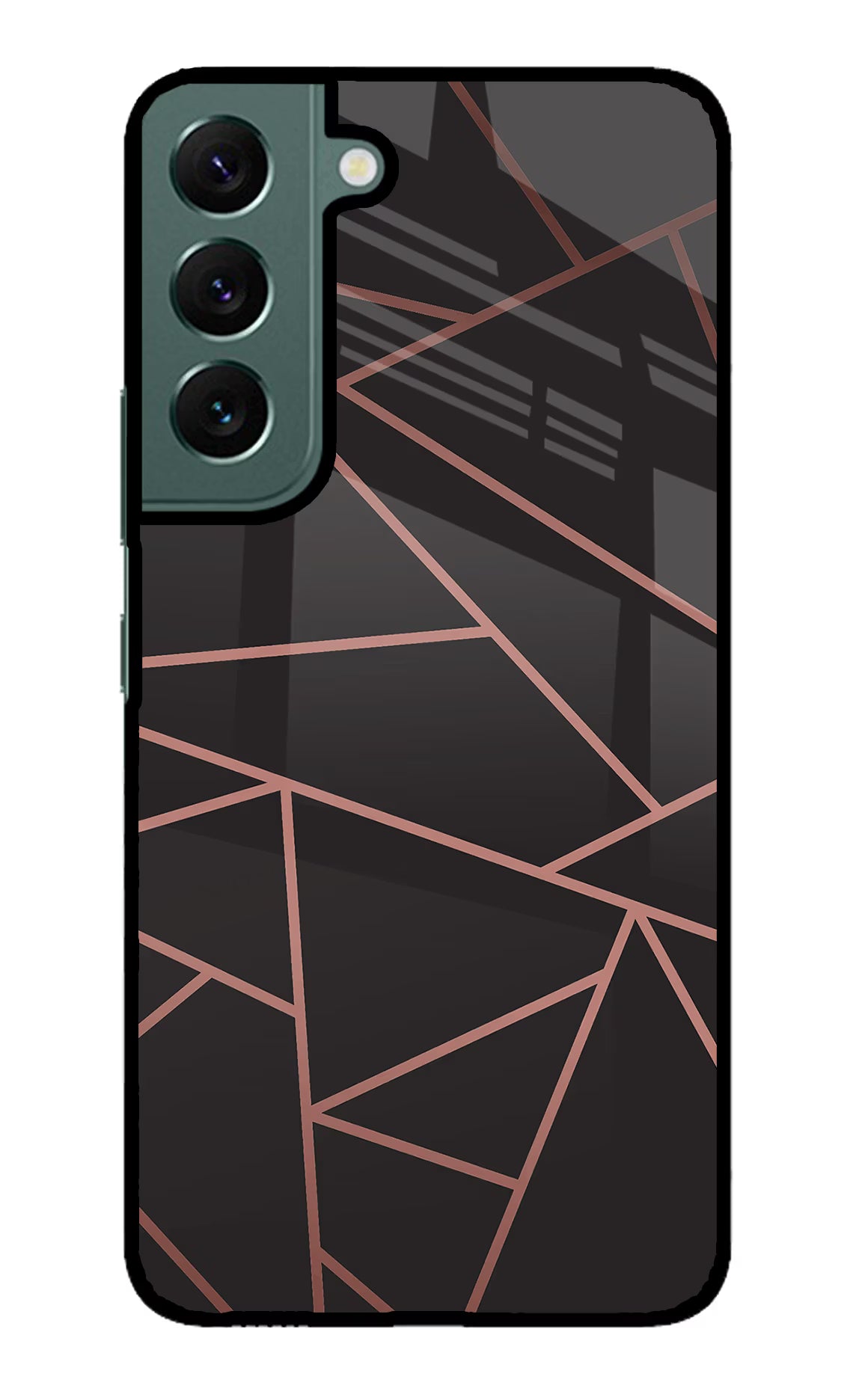 Geometric Pattern Samsung S22 Back Cover - Geometric Pattern Samsung S22 Glass Case Back Cover by Casekaro Geometric Pattern Samsung S22 Glass Case Back Cover by Casekaro