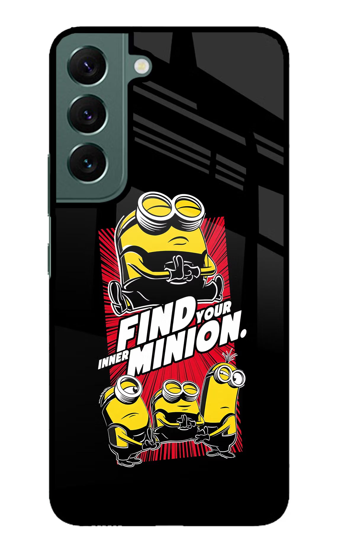 Find your inner Minion Samsung S22 Glass Case - Find your inner Minion Samsung S22 Glass Case Find your inner Minion Samsung S22 Glass Case
