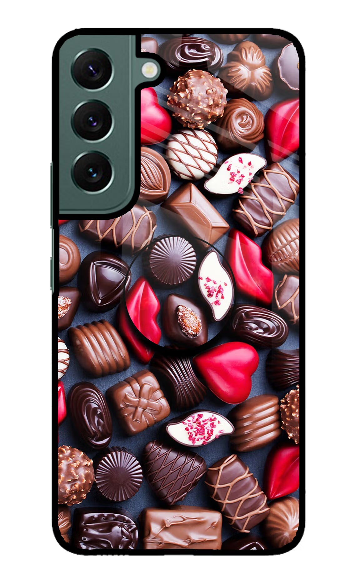 Chocolates Samsung S22 Glass Case - Chocolates Samsung S22 Glass Case Chocolates Samsung S22 Glass Case
