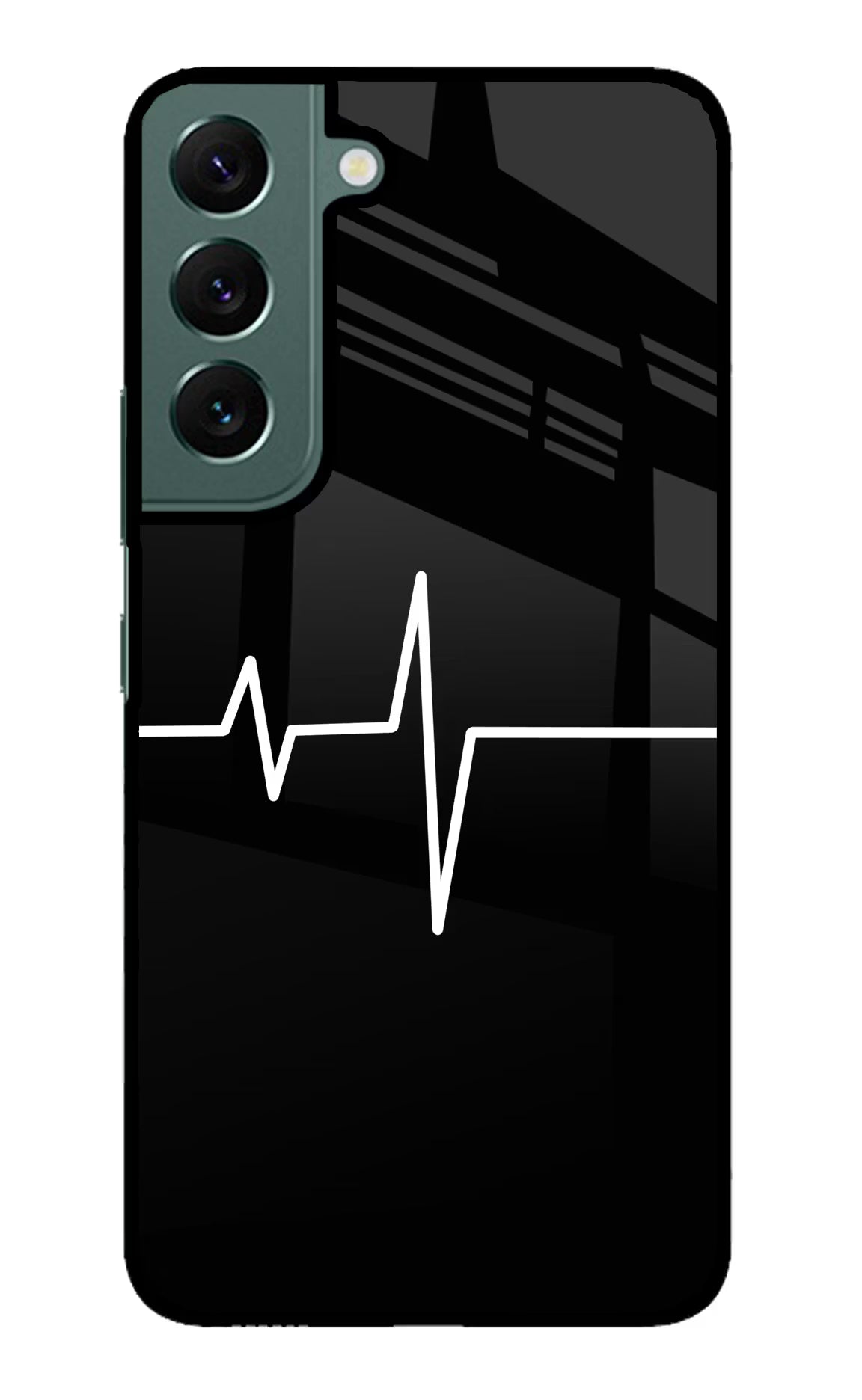 Heart Beats Samsung S22 Plus Glass Case - Heart Beats Samsung S22 Plus Glass Case Heart Beats Samsung S22 Plus Glass Case