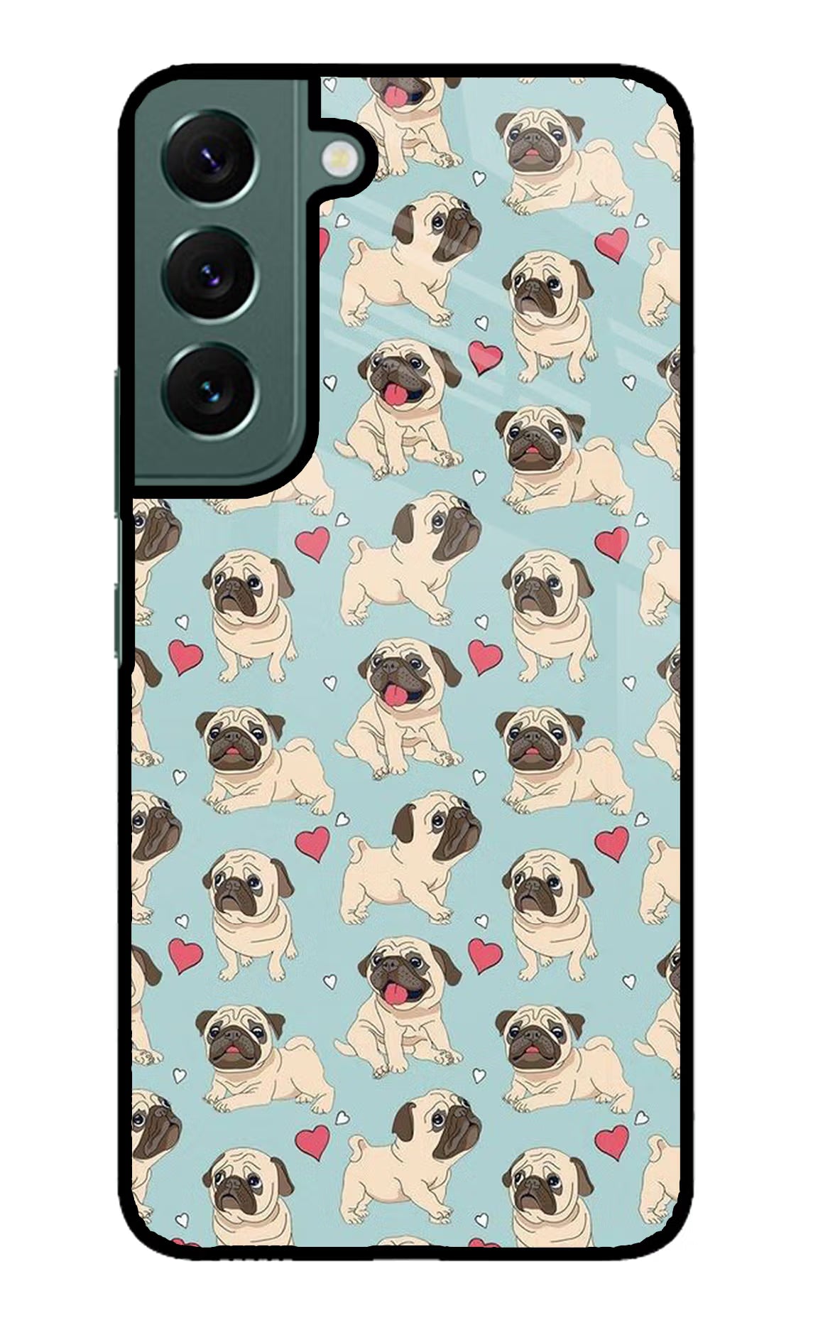 Pug Dog Samsung S22 Plus Glass Case - Pug Dog Samsung S22 Plus Glass Case Pug Dog Samsung S22 Plus Glass Case