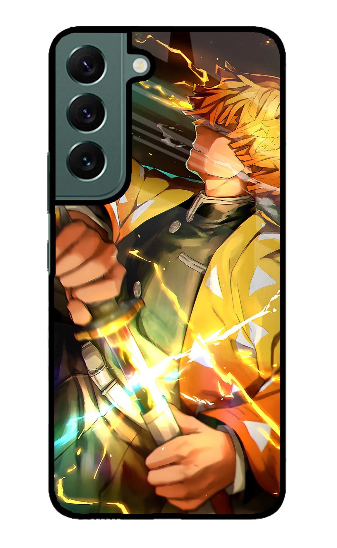 Demon Slayer Samsung S22 Plus Glass Case - Demon Slayer Samsung S22 Plus Glass Case Demon Slayer Samsung S22 Plus Glass Case