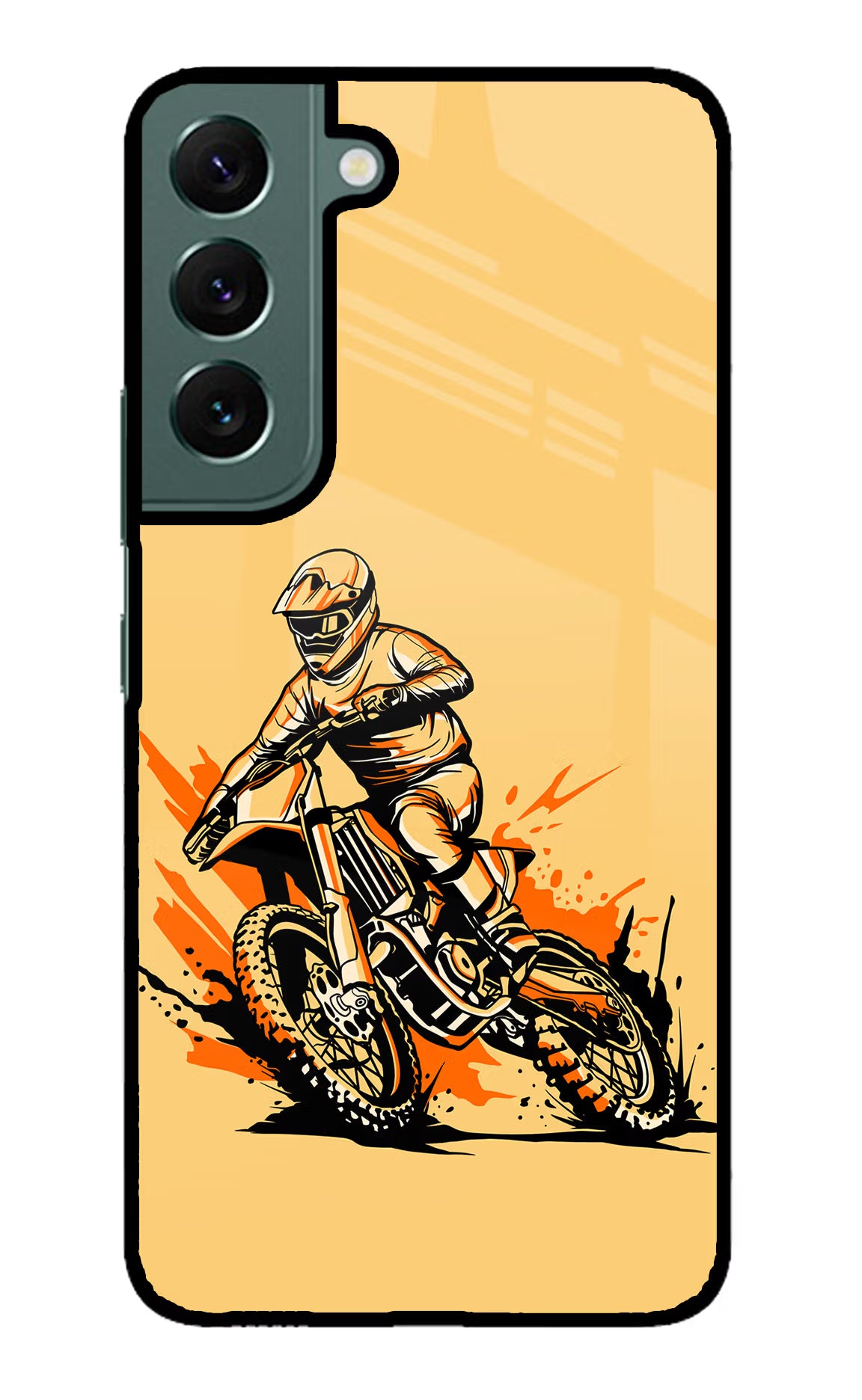 Off-Road Fury Samsung S22 Plus Back Cover - Off-Road Fury Samsung S22 Plus Glass Case Back Cover by Casekaro Off-Road Fury Samsung S22 Plus Glass Case Back Cover by Casekaro