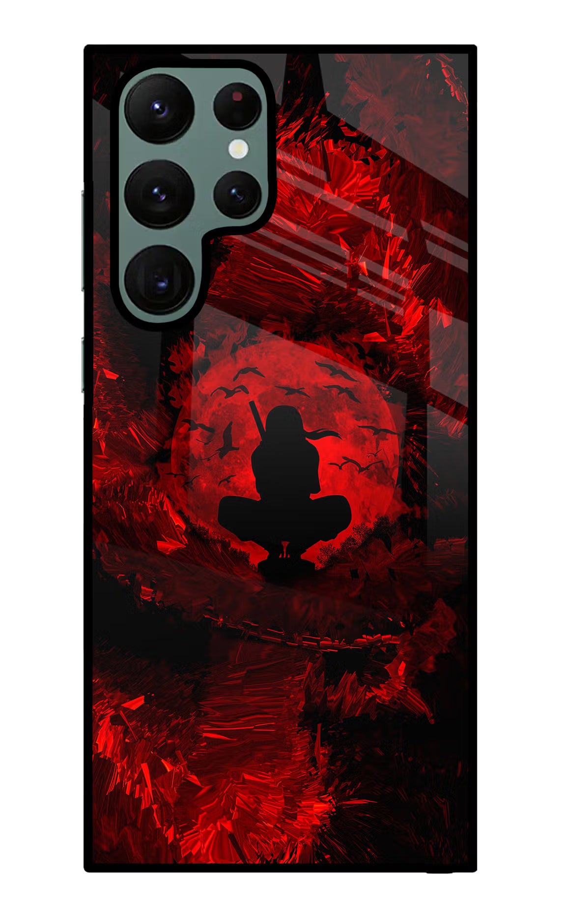 Itachi Uchiha Samsung S22 Ultra Glass Case - Itachi Uchiha Samsung S22 Ultra Glass Case Itachi Uchiha Samsung S22 Ultra Glass Case