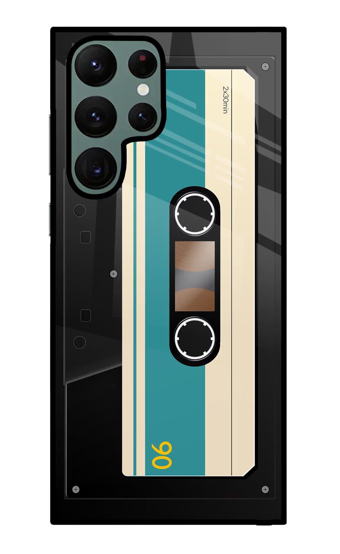 Cassette Samsung S22 Ultra Glass Case - Cassette Samsung S22 Ultra Glass Case Cassette Samsung S22 Ultra Glass Case