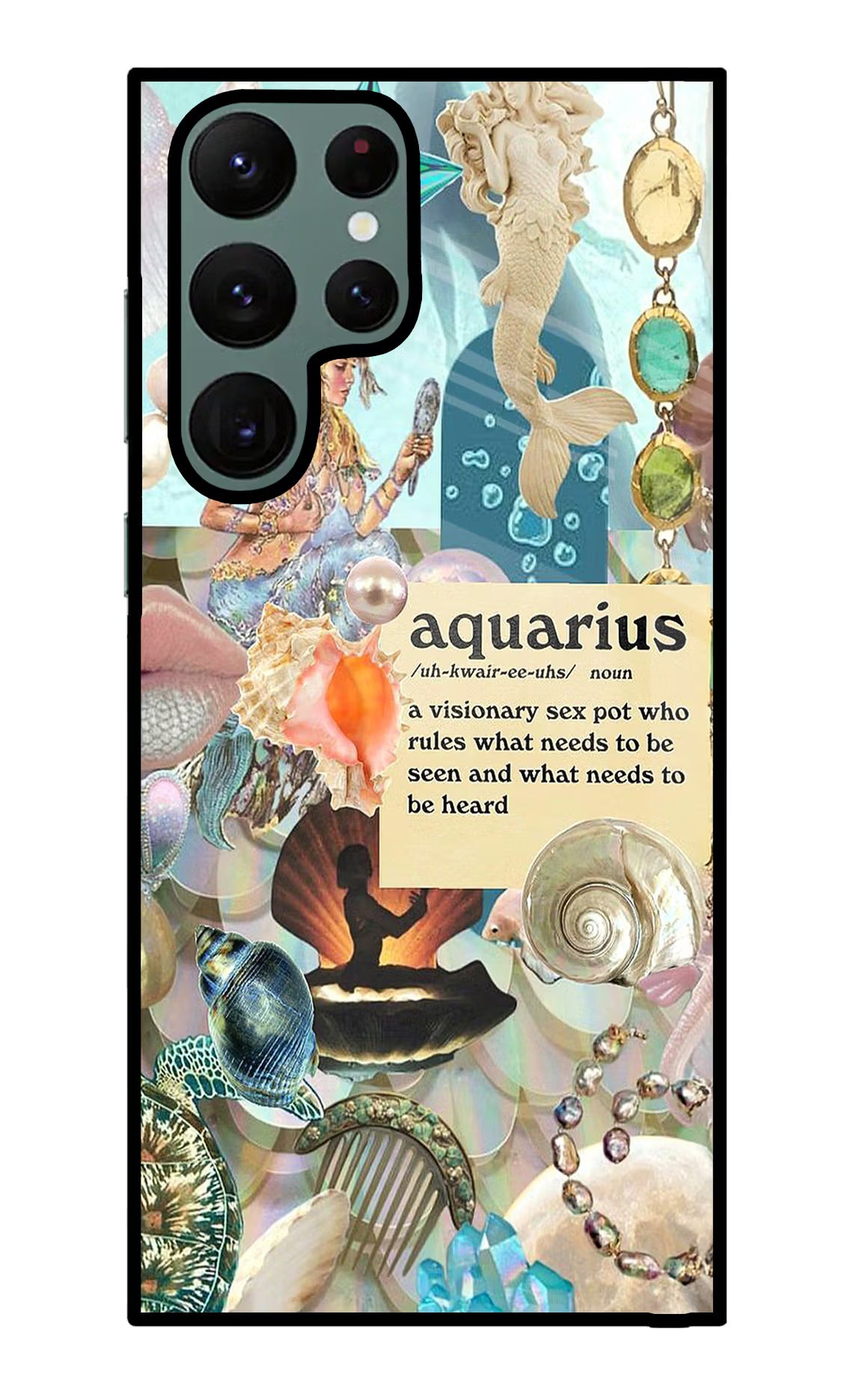 Aquarius Zodiac Samsung S22 Ultra Glass Case - Aquarius Zodiac Samsung S22 Ultra Glass Case Aquarius Zodiac Samsung S22 Ultra Glass Case