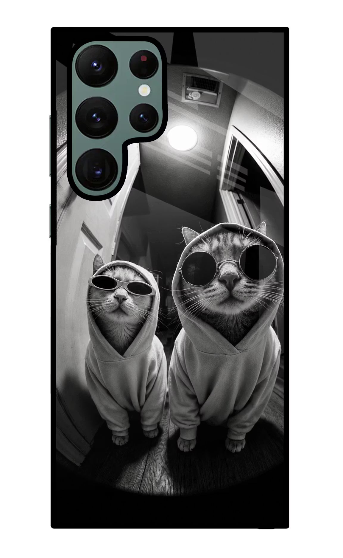 Hood Cats Samsung S22 Ultra Glass Case - Hood Cats Samsung S22 Ultra Glass Case Hood Cats Samsung S22 Ultra Glass Case