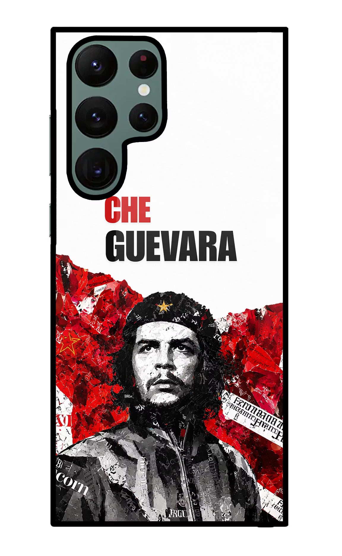Che Guevara Revolution Samsung S22 Ultra Glass Case - Che Guevara Revolution Samsung S22 Ultra Glass Case Che Guevara Revolution Samsung S22 Ultra Glass Case
