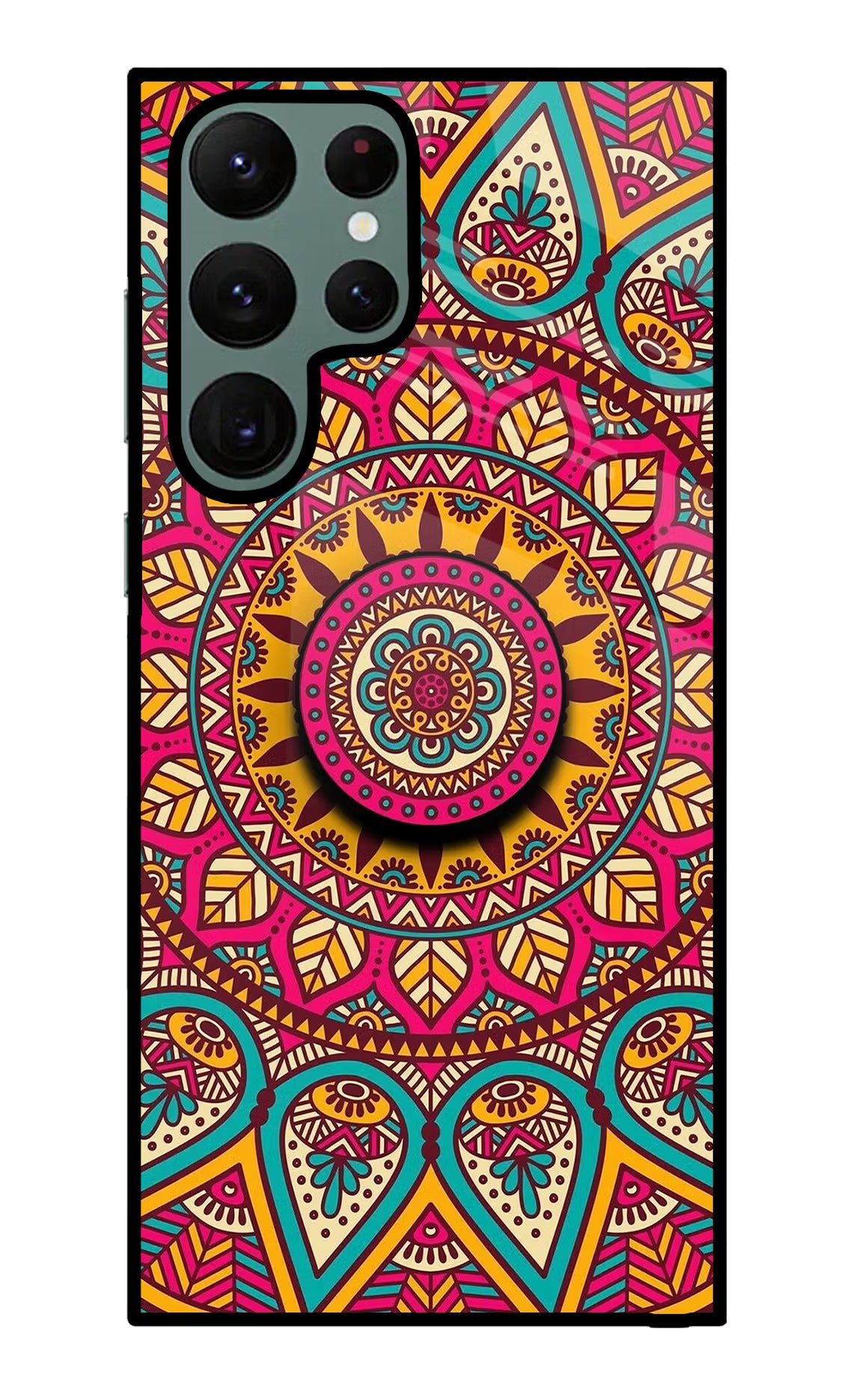 Mandala Samsung S22 Ultra Pop Case - Mandala Samsung S22 Ultra Pop Case by Casekaro Mandala Samsung S22 Ultra Pop Case by Casekaro