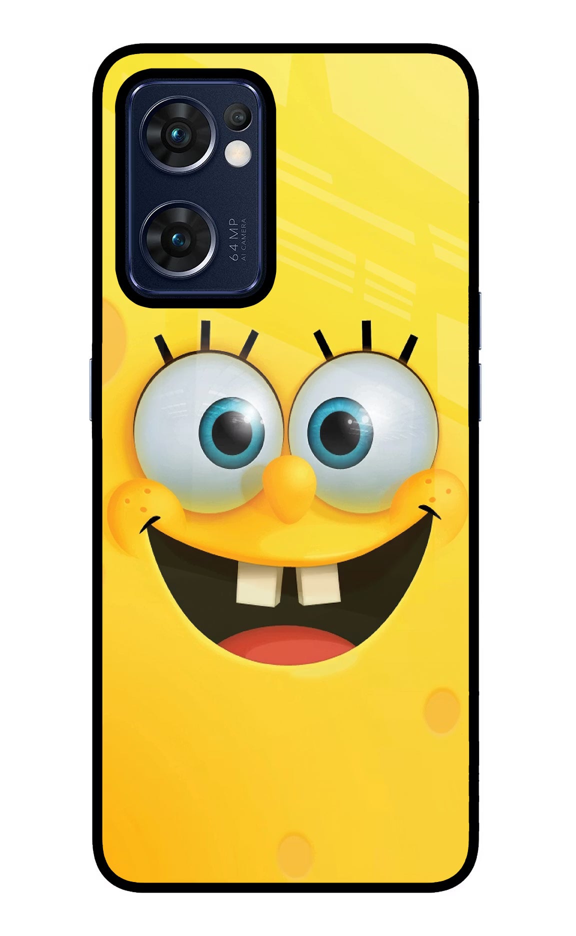 Sponge 1 Oppo Reno7 5G Glass Case - Sponge 1 Oppo Reno7 5G Glass Case Sponge 1 Oppo Reno7 5G Glass Case