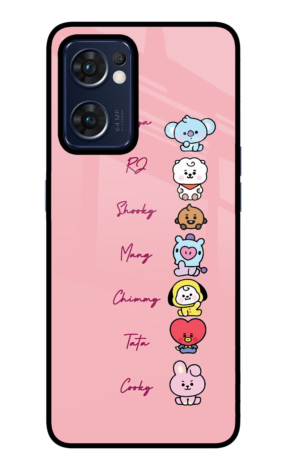 BTS names Oppo Reno7 5G Glass Case - BTS names Oppo Reno7 5G Glass Case BTS names Oppo Reno7 5G Glass Case