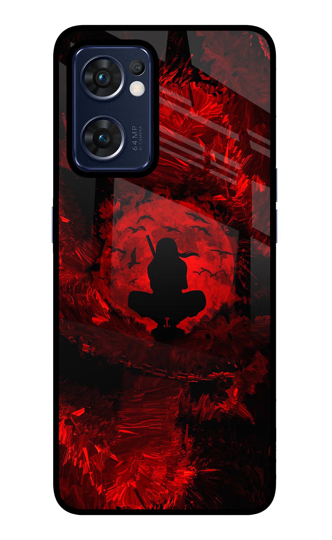 Itachi Uchiha Oppo Reno7 5G Glass Case - Itachi Uchiha Oppo Reno7 5G Glass Case Itachi Uchiha Oppo Reno7 5G Glass Case