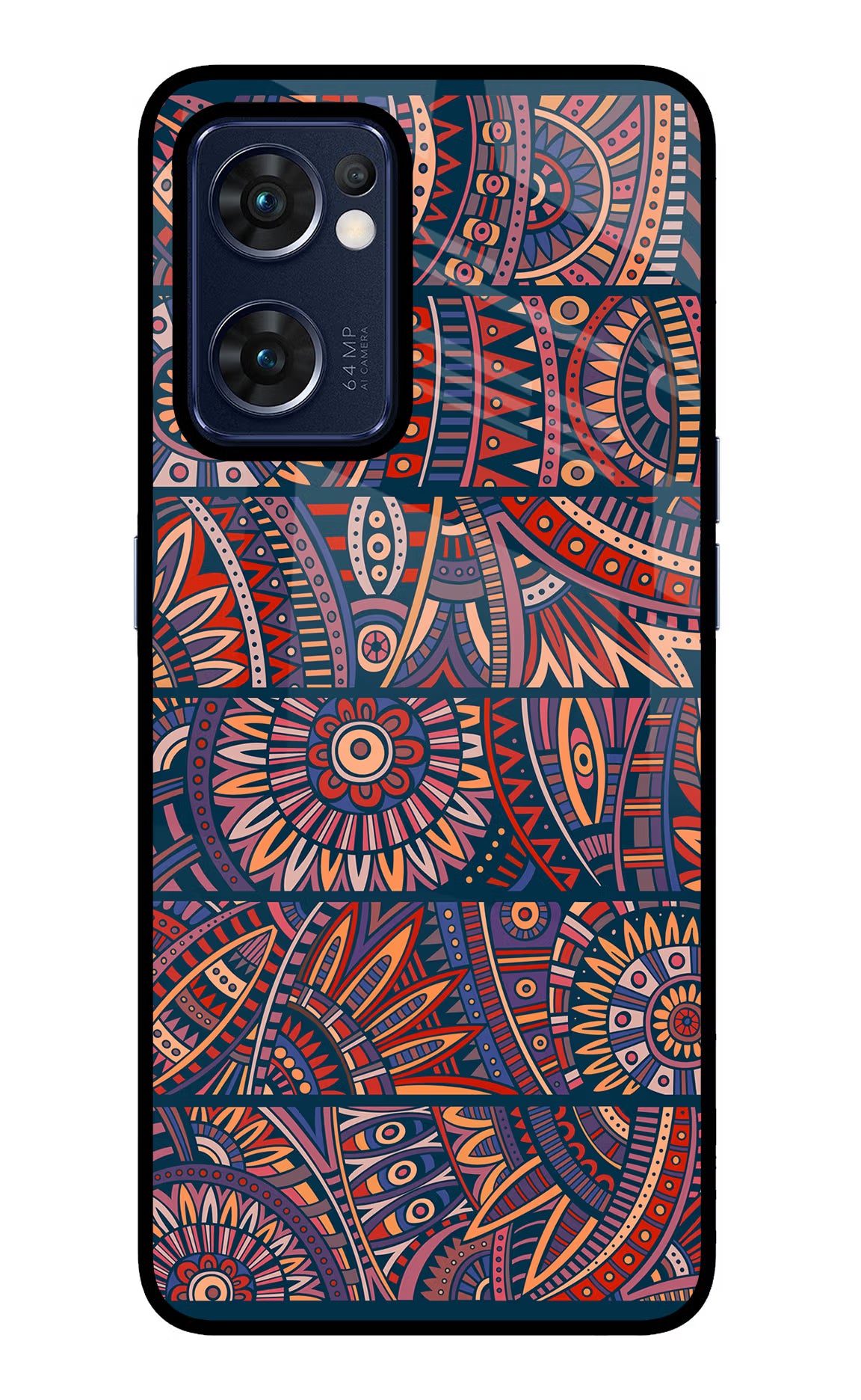 African Culture Design Oppo Reno7 5G Glass Case - African Culture Design Oppo Reno7 5G Glass Case African Culture Design Oppo Reno7 5G Glass Case