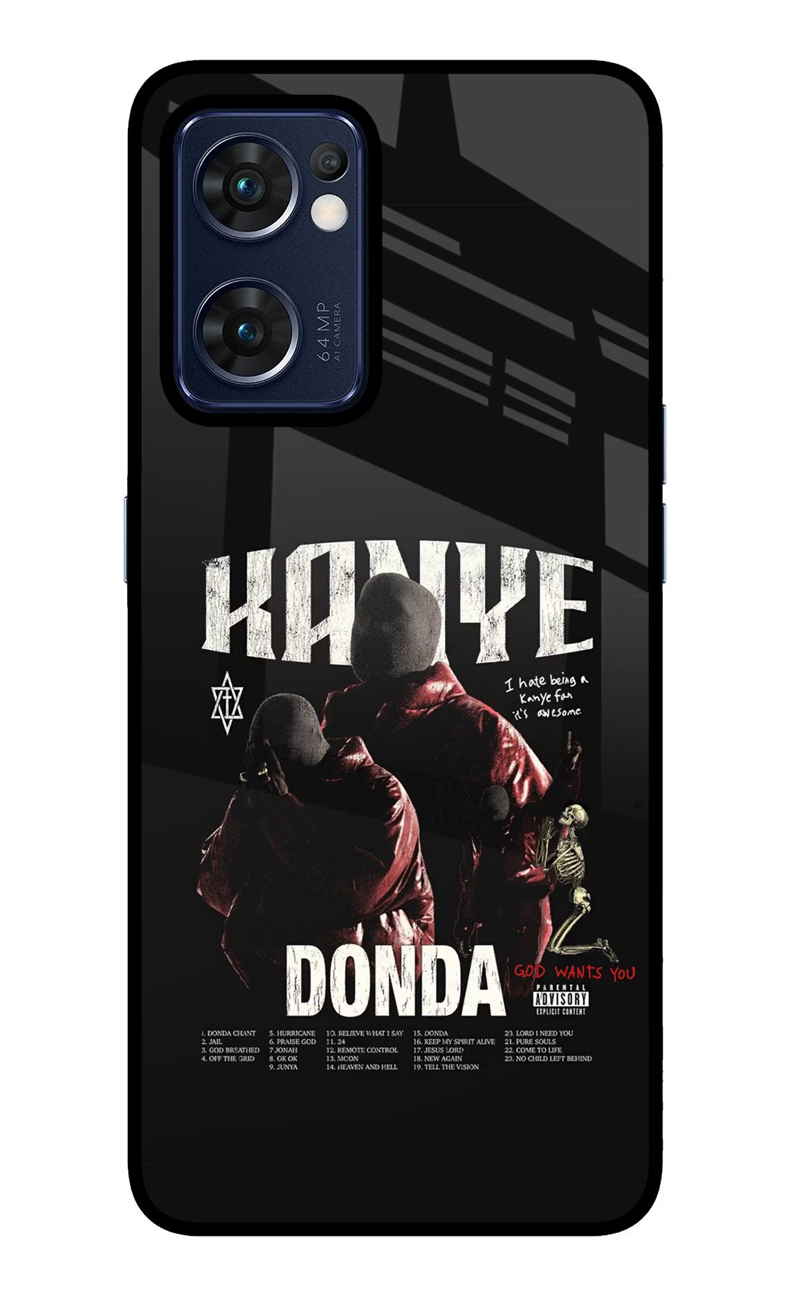 Donda Kanye West Oppo Reno7 5G Glass Case - Donda Kanye West Oppo Reno7 5G Glass Case Donda Kanye West Oppo Reno7 5G Glass Case