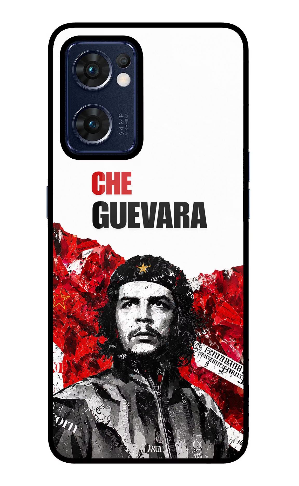 Che Guevara Revolution Oppo Reno7 5G Glass Case - Che Guevara Revolution Oppo Reno7 5G Glass Case Che Guevara Revolution Oppo Reno7 5G Glass Case