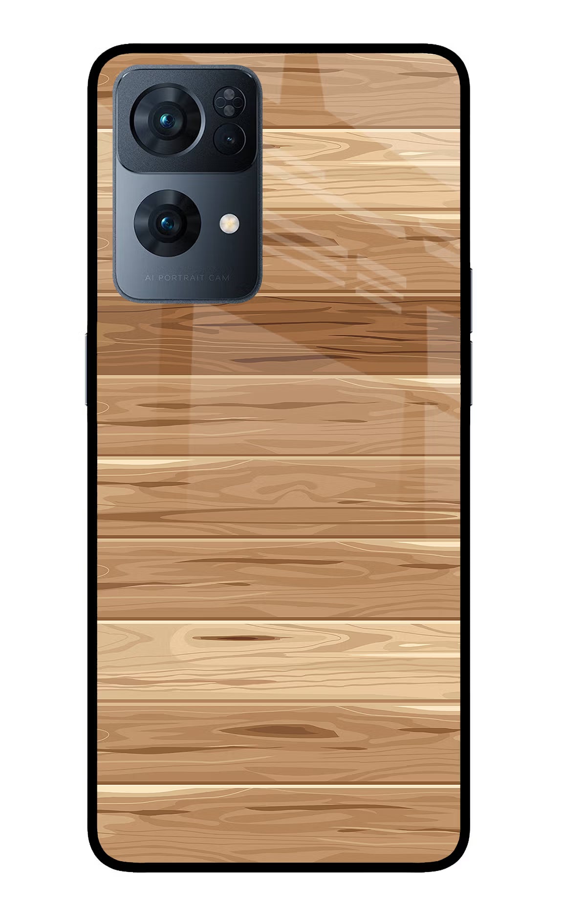 Wooden Vector Oppo Reno7 Pro 5G Back Cover - Wooden Vector Oppo Reno7 Pro 5G Glass Case Back Cover by Casekaro Wooden Vector Oppo Reno7 Pro 5G Glass Case Back Cover by Casekaro