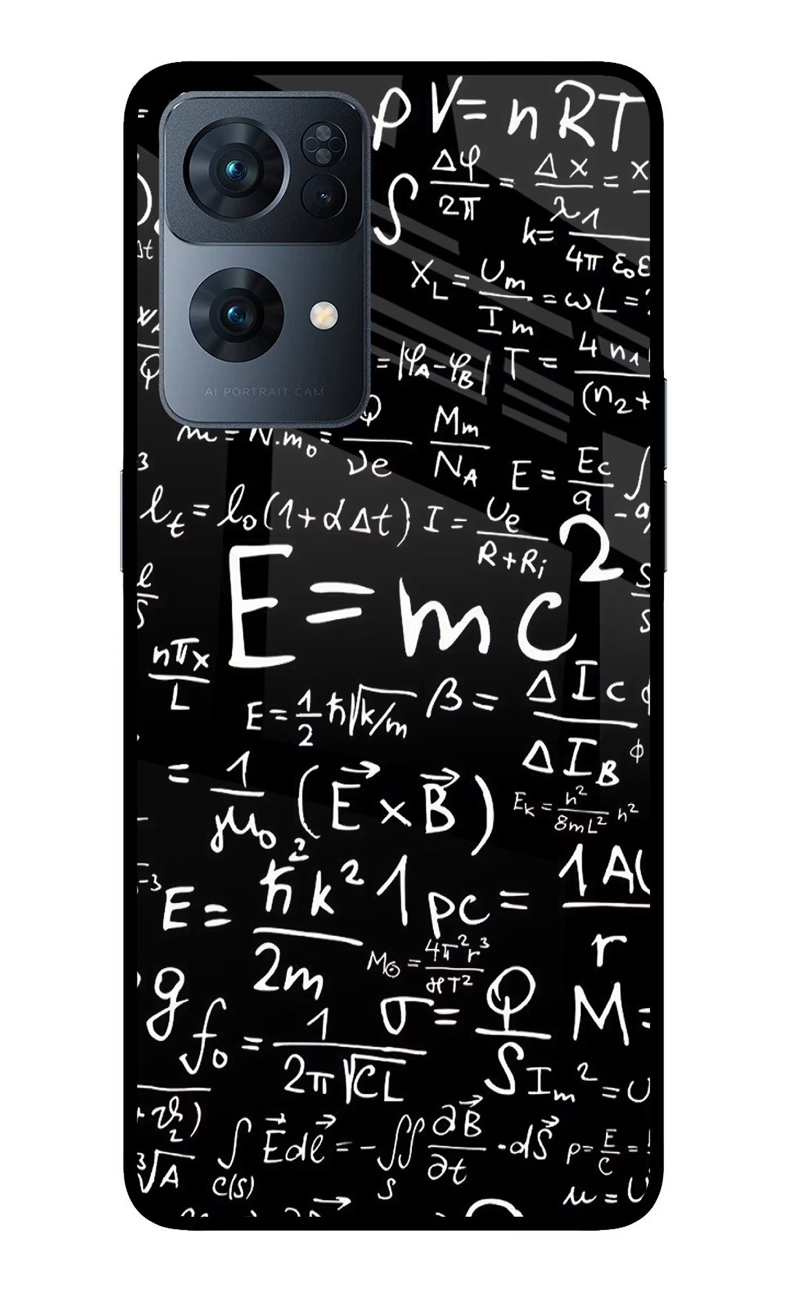 Physics Formula Oppo Reno7 Pro 5G Back Cover - Physics Formula Oppo Reno7 Pro 5G Glass Case Back Cover by Casekaro Physics Formula Oppo Reno7 Pro 5G Glass Case Back Cover by Casekaro