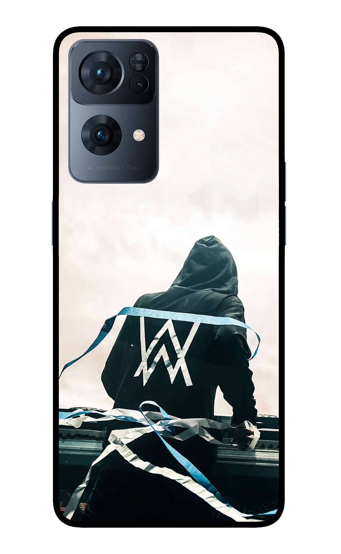 Alan Walker Oppo Reno7 Pro 5G Glass Case - Alan Walker Oppo Reno7 Pro 5G Glass Case Alan Walker Oppo Reno7 Pro 5G Glass Case